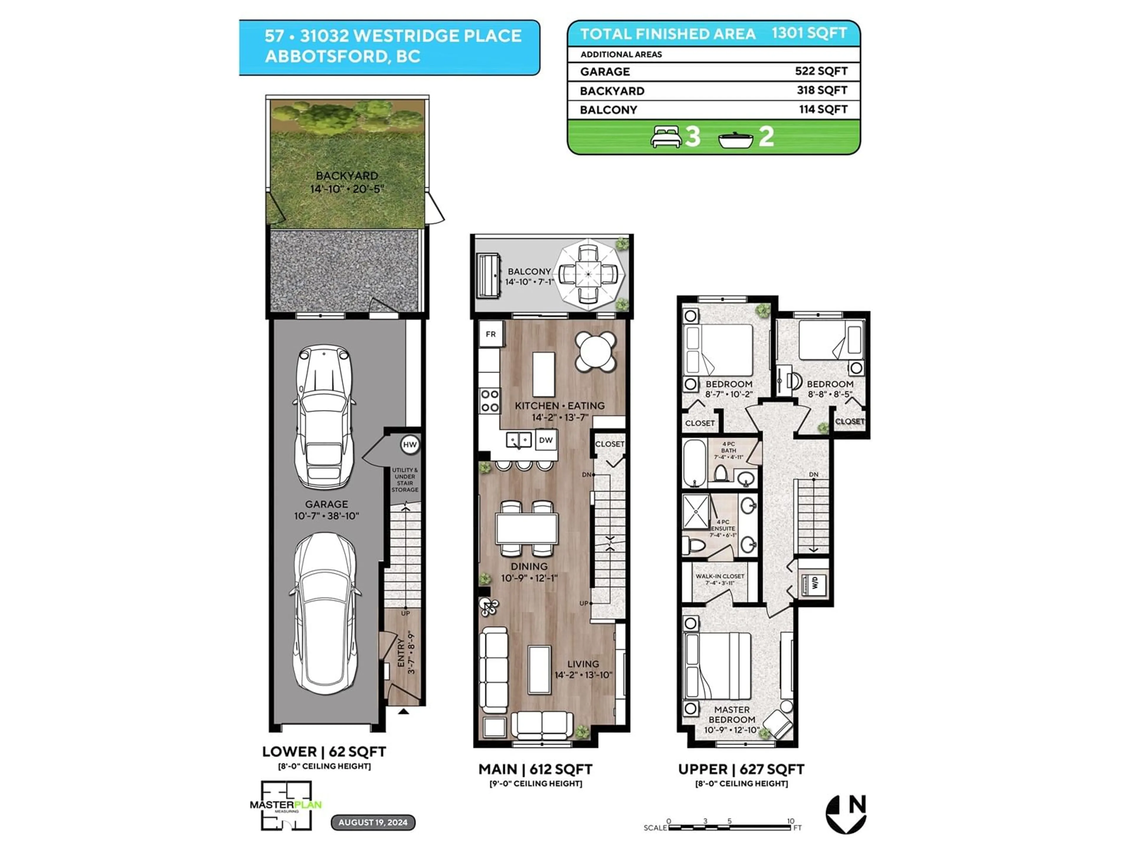 Floor plan for 57 31032 WESTRIDGE PLACE, Abbotsford British Columbia V2T0C6