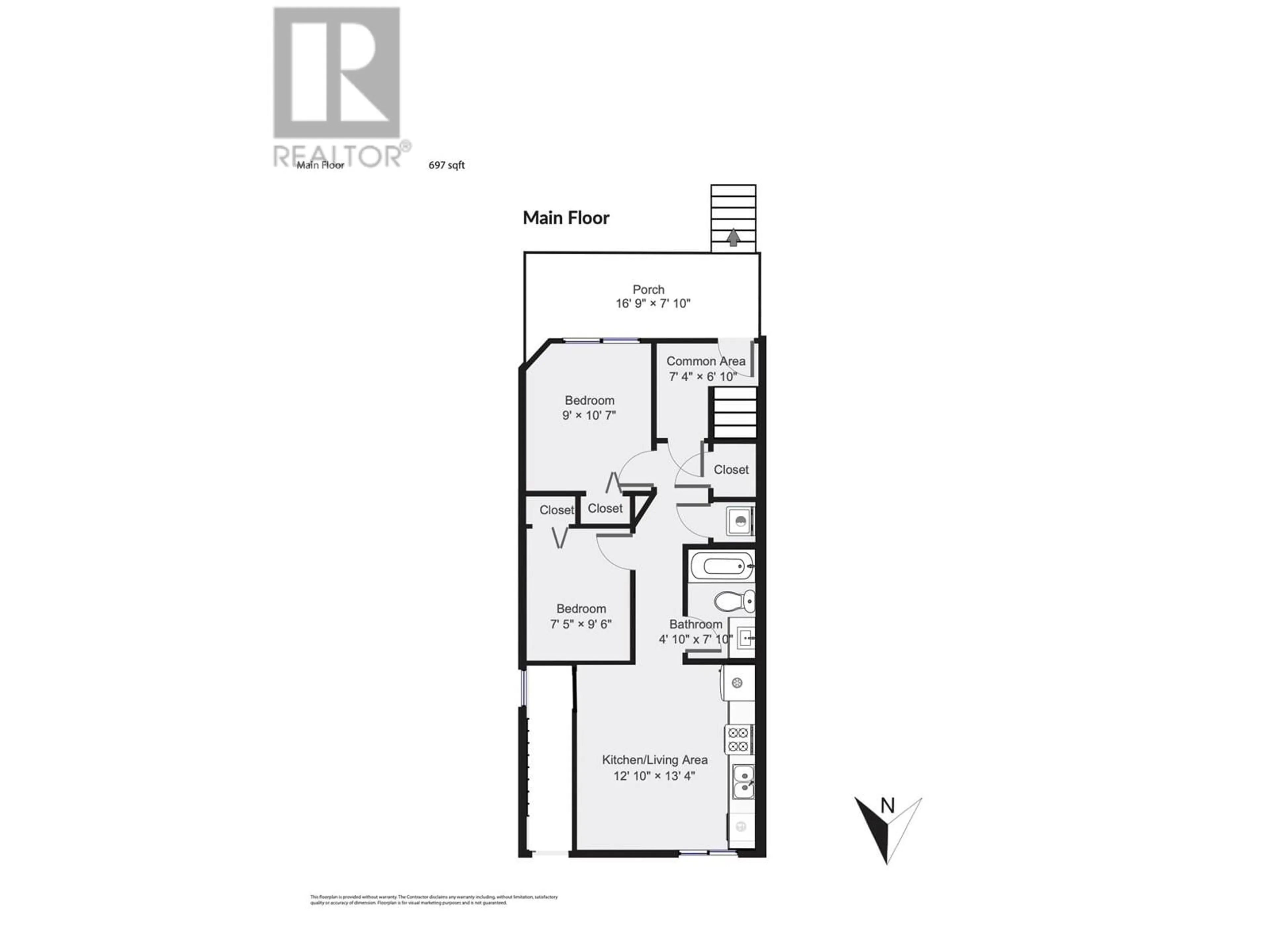 Floor plan for 1827 PANDORA STREET, Vancouver British Columbia V5L1M2