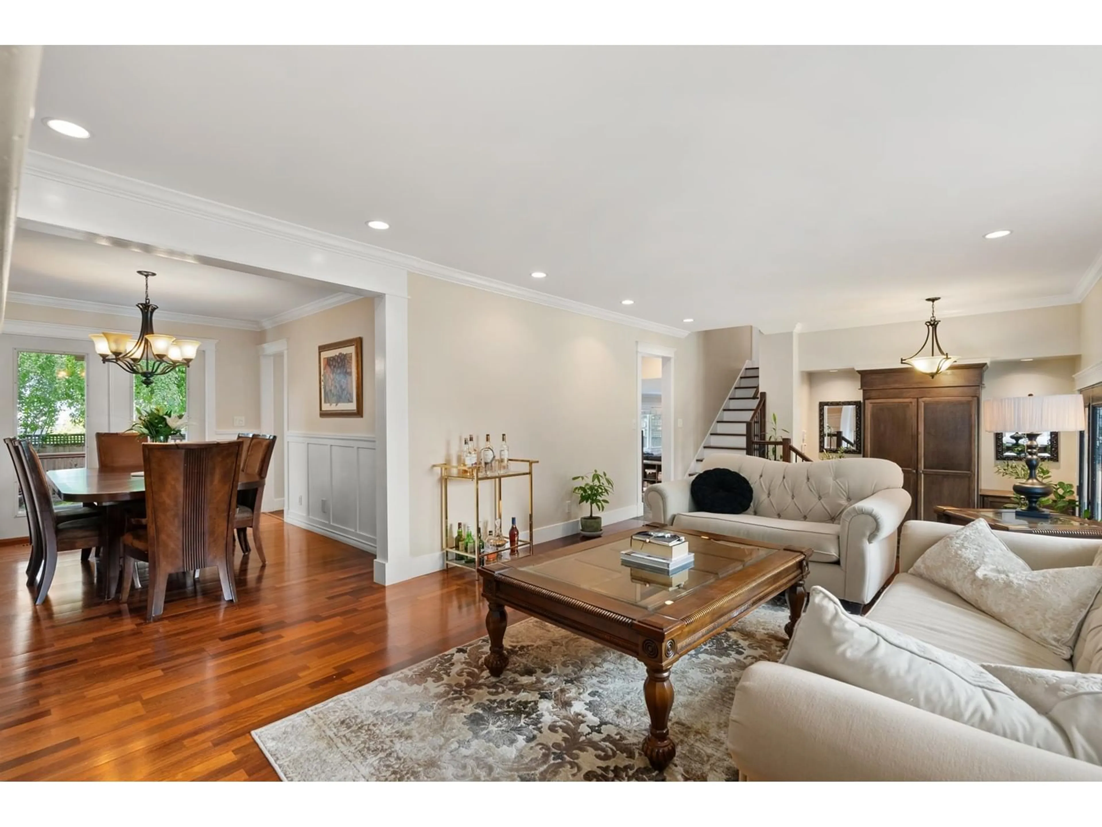 Living room, wood floors for 10711 HERMOSA DRIVE, Delta British Columbia V4C6S8