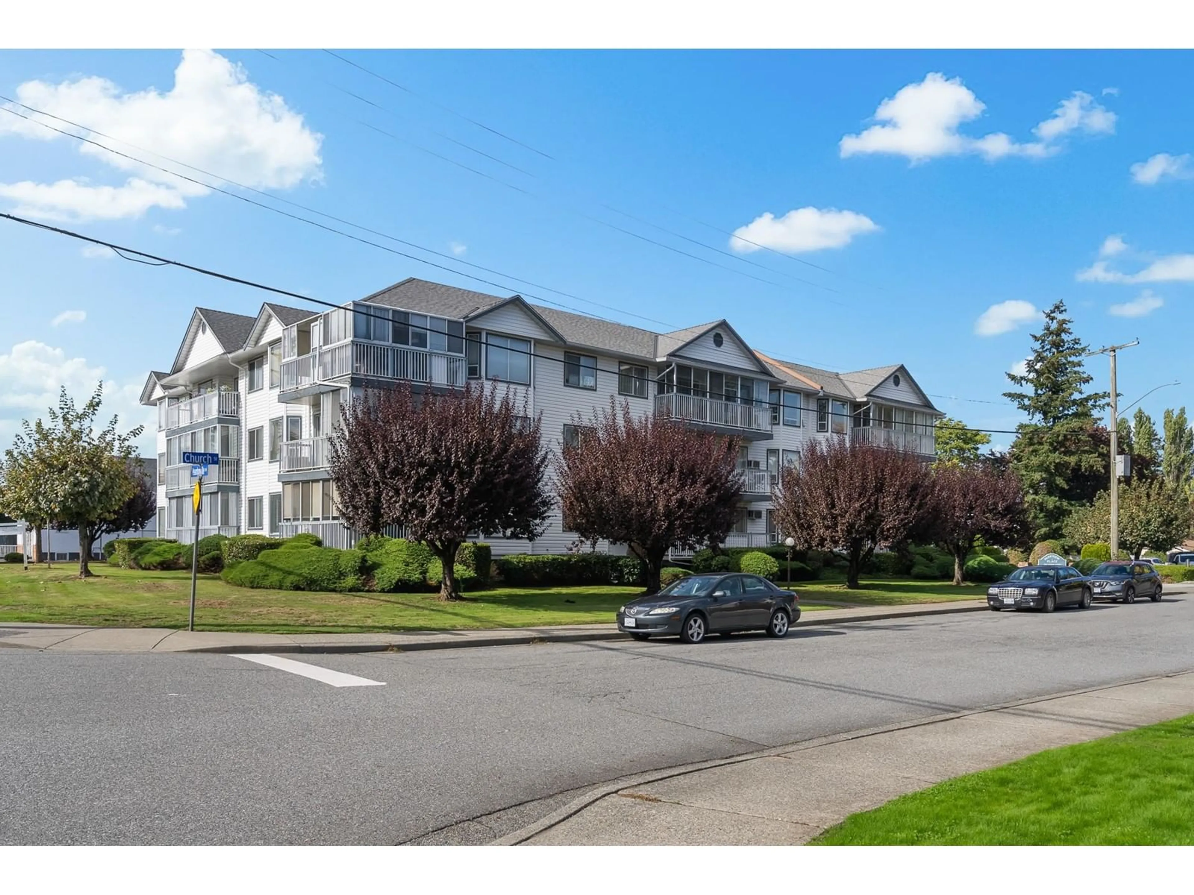 A pic from exterior of the house or condo, the front or back of building for 205 2425 CHURCH STREET, Abbotsford British Columbia V2T3J8