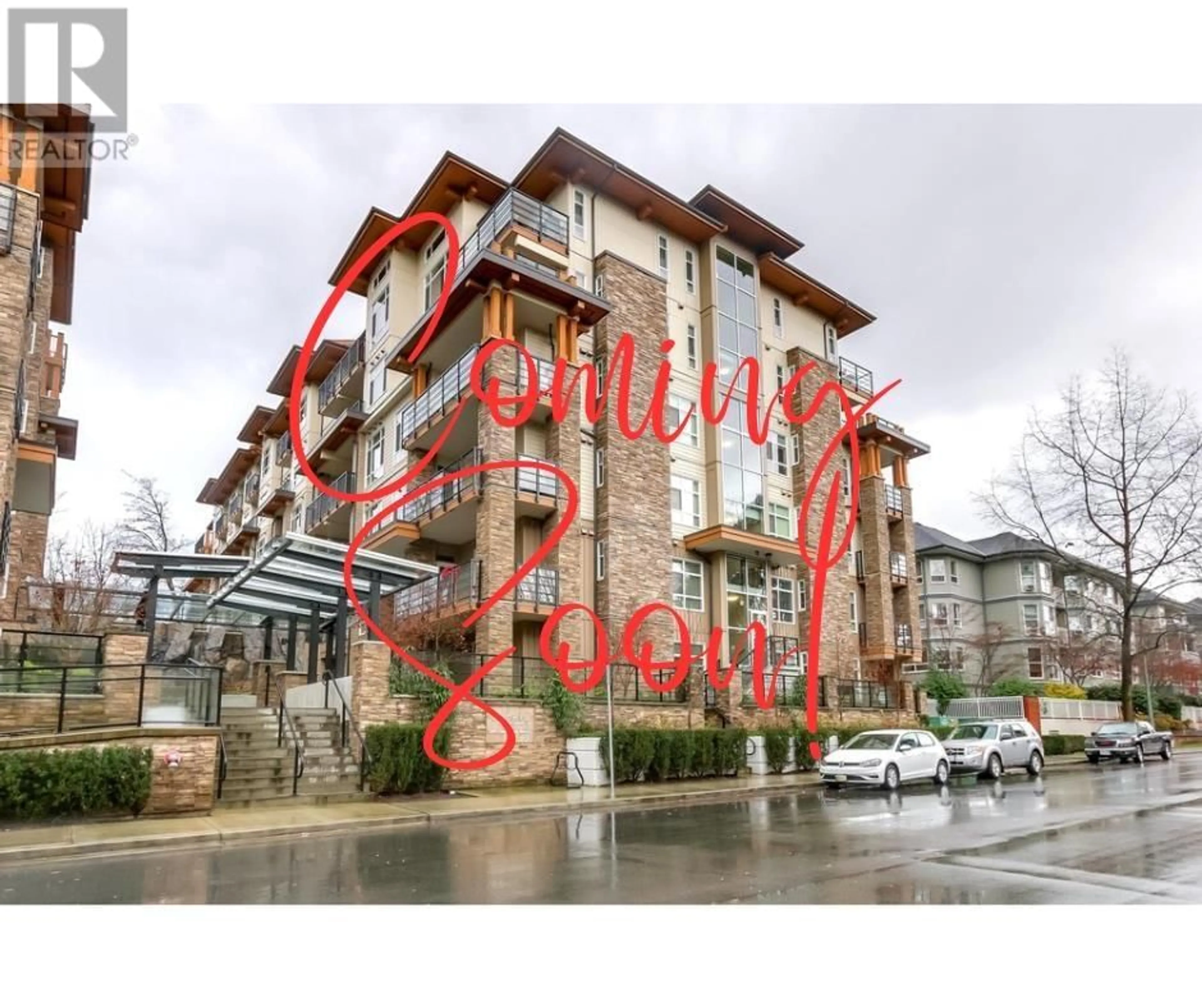 A pic from exterior of the house or condo, the street view for 402 2495 WILSON AVENUE, Port Coquitlam British Columbia V3C0E4