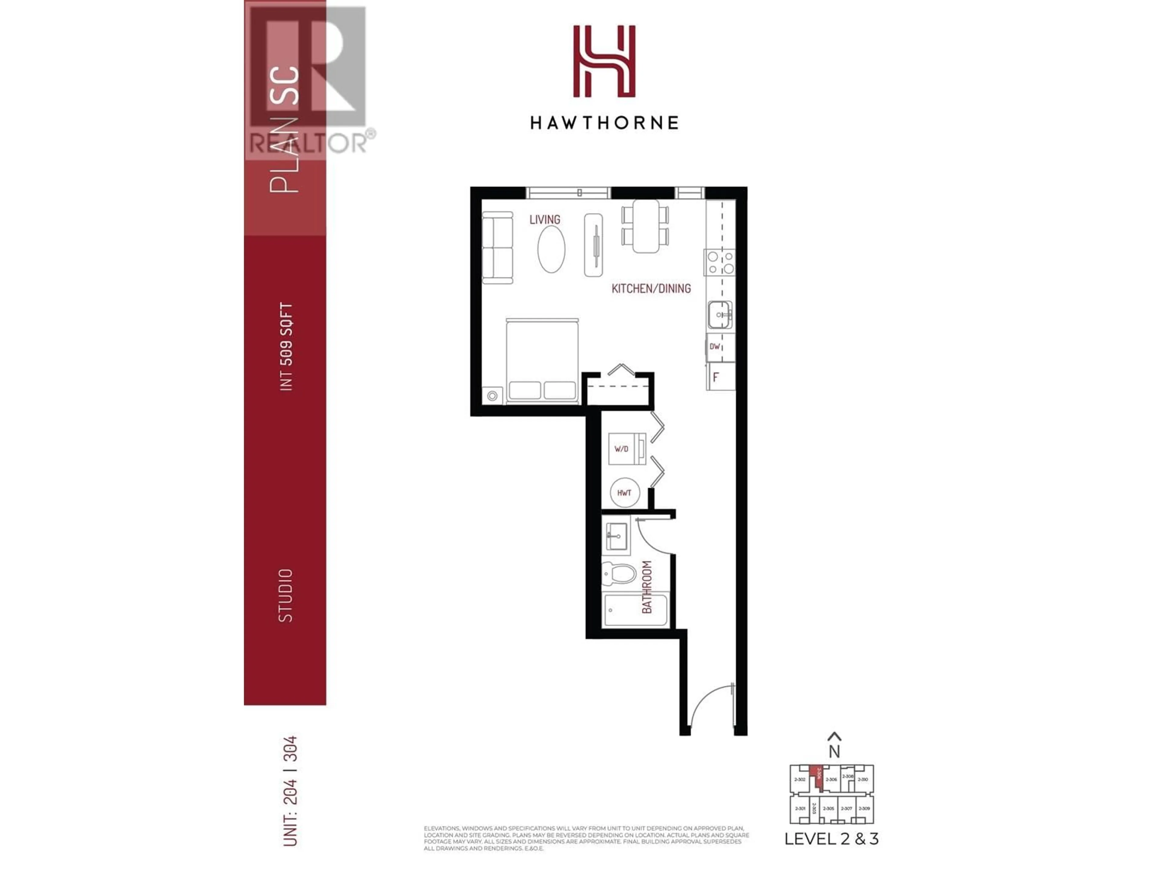 Floor plan for 204 2277 HAWTHORNE AVENUE, Port Coquitlam British Columbia N0N0N0