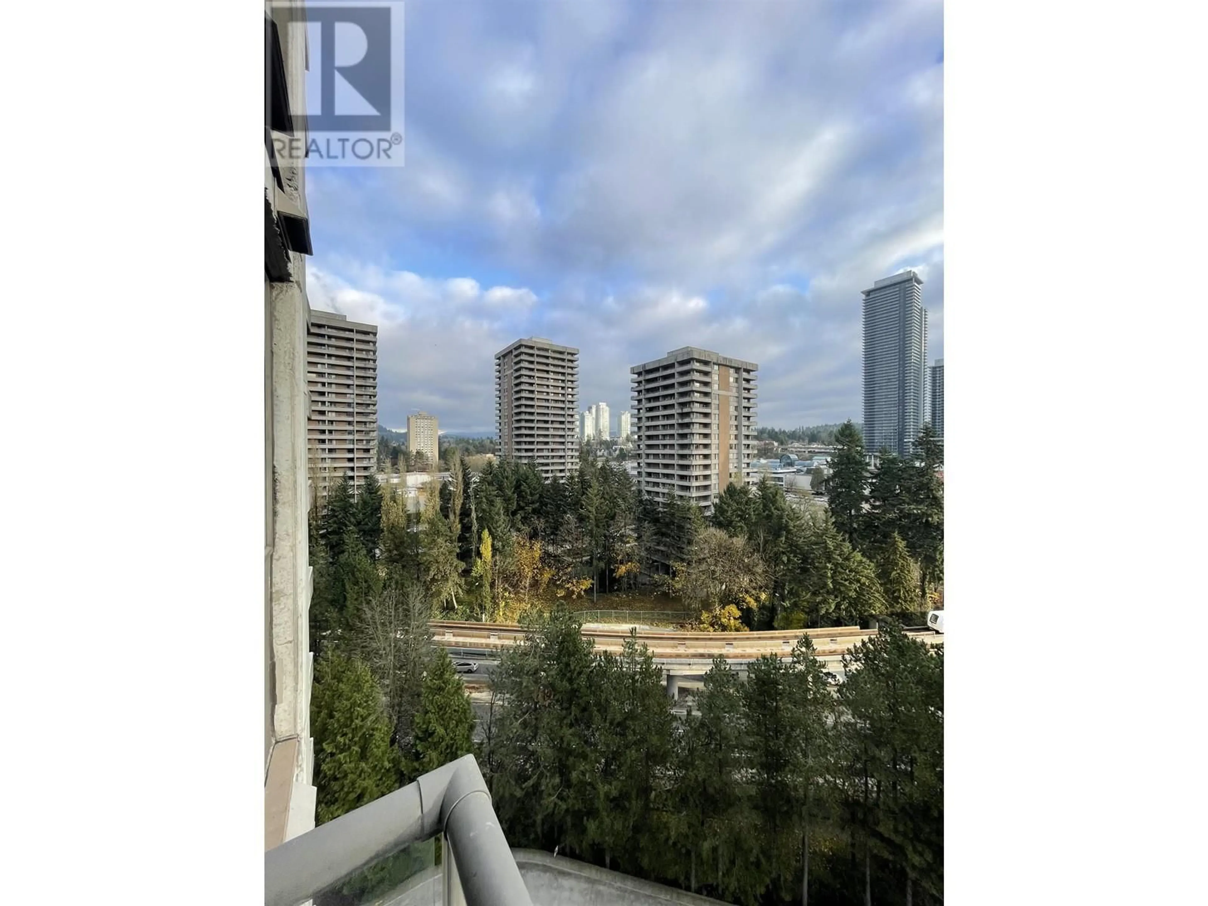 A pic from exterior of the house or condo, the view of city buildings for 1301 3970 CARRIGAN COURT, Burnaby British Columbia V3N4S5