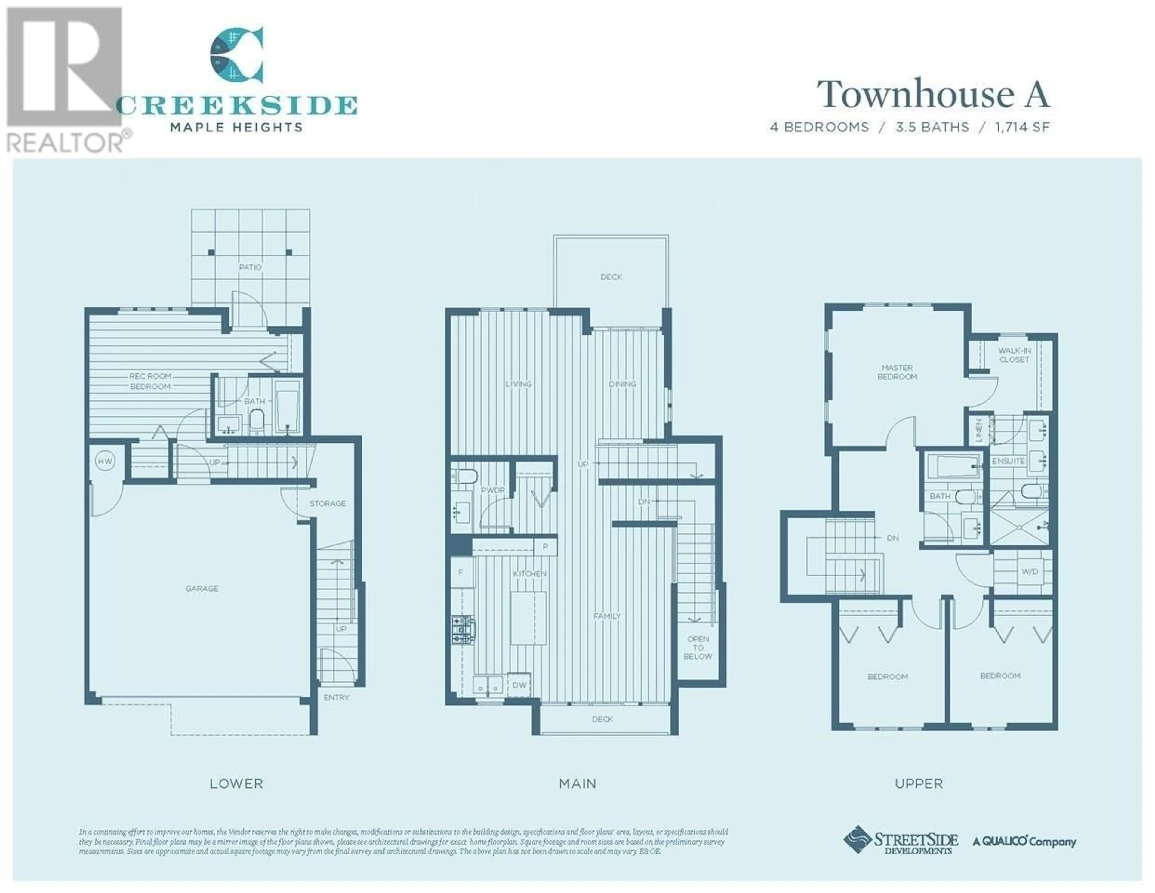 Floor plan for 87 24076 112 AVENUE, Maple Ridge British Columbia V2W0K2