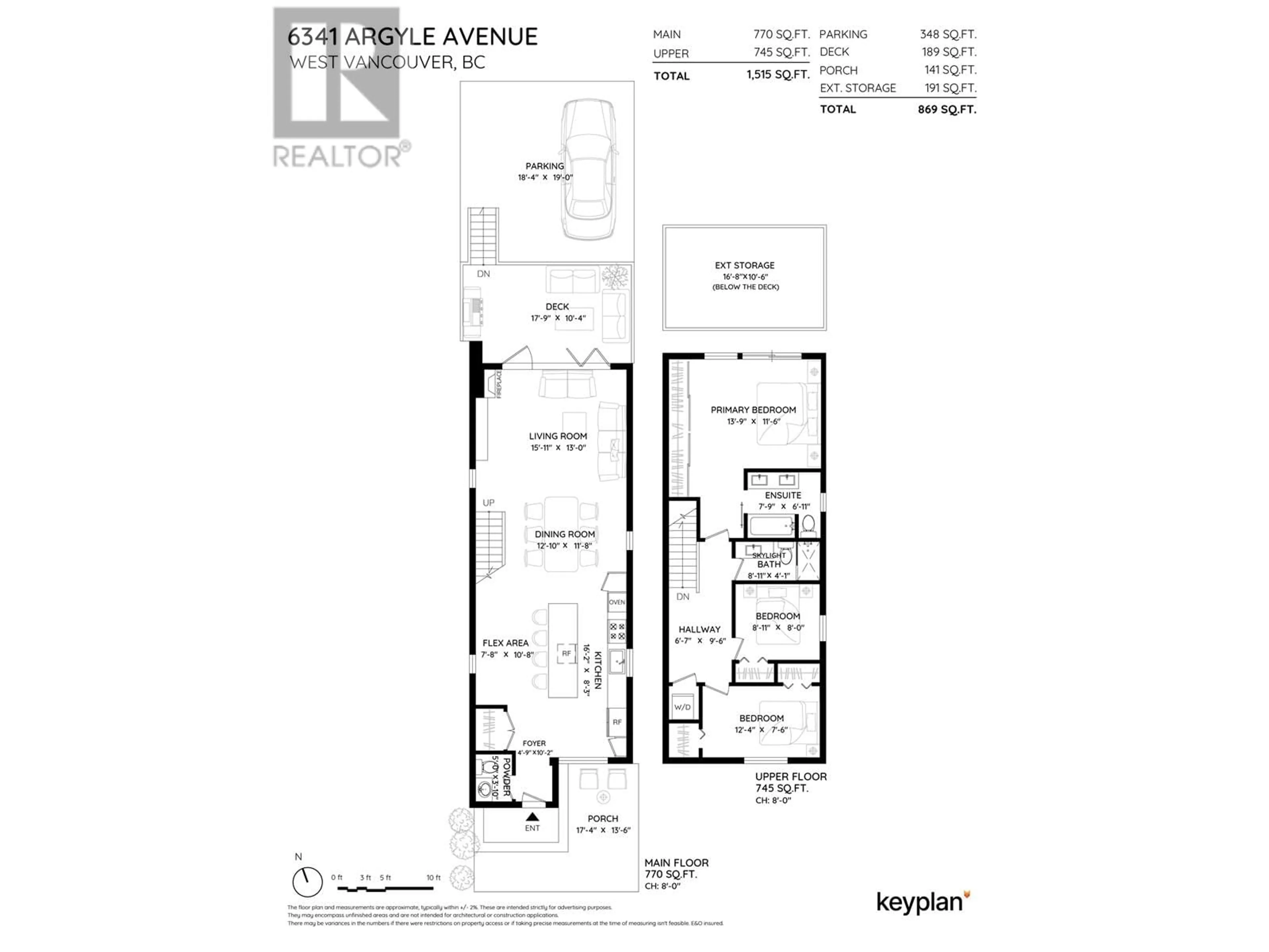 Floor plan for 6341 ARGYLE AVENUE, West Vancouver British Columbia V7W2E5