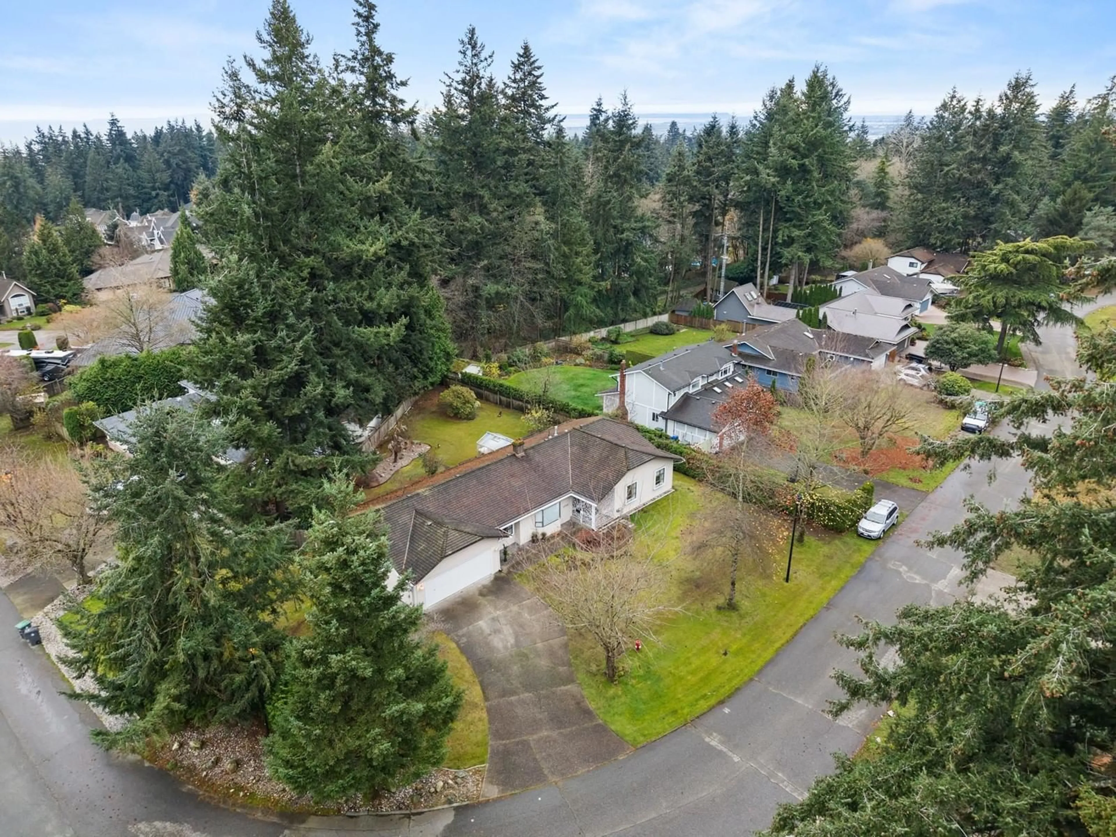 Frontside or backside of a home, the fenced backyard for 12184 57A AVENUE, Surrey British Columbia V3X2S3