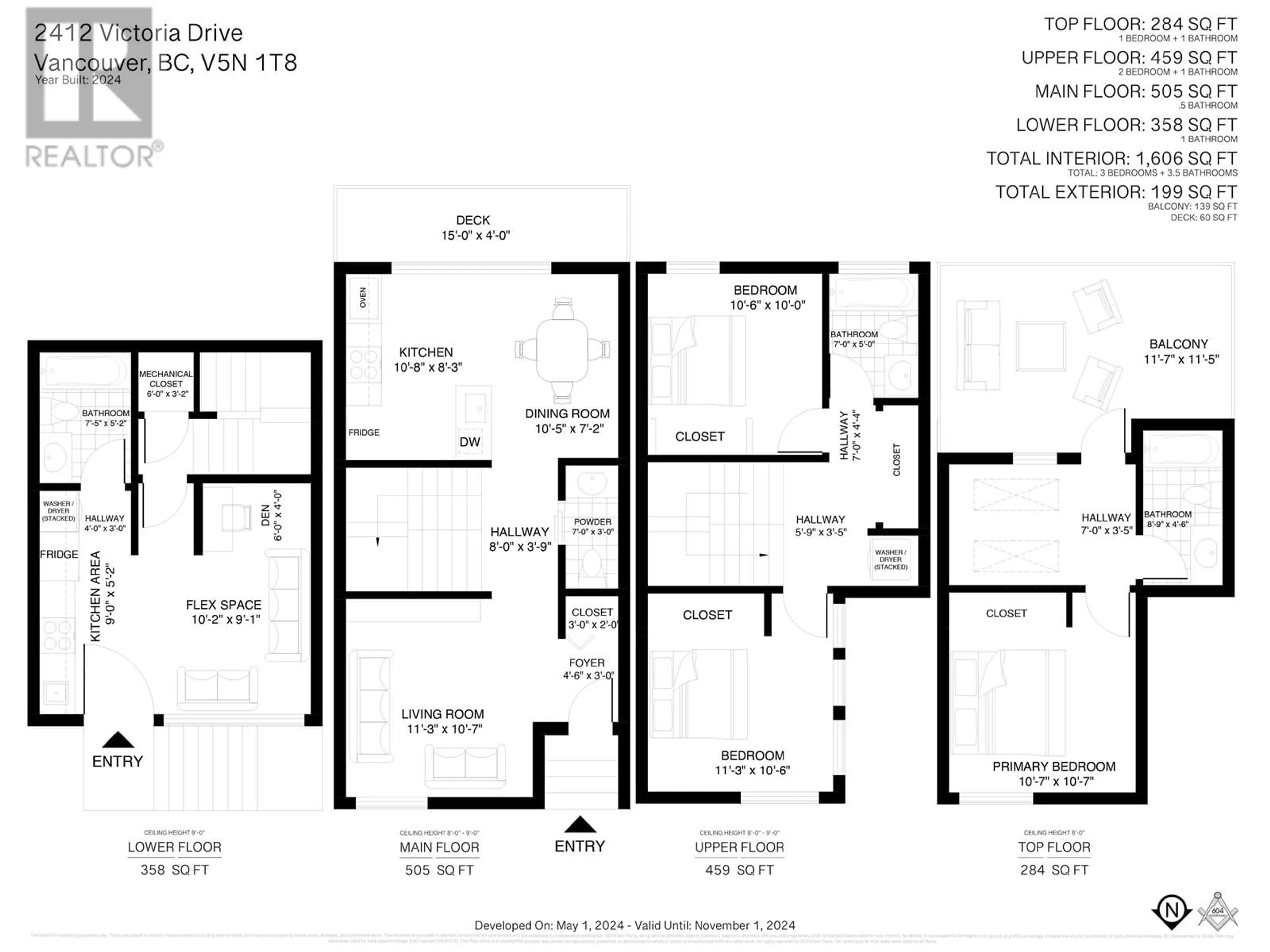 Floor plan for 2412 VICTORIA DRIVE, Vancouver British Columbia V5N1T8