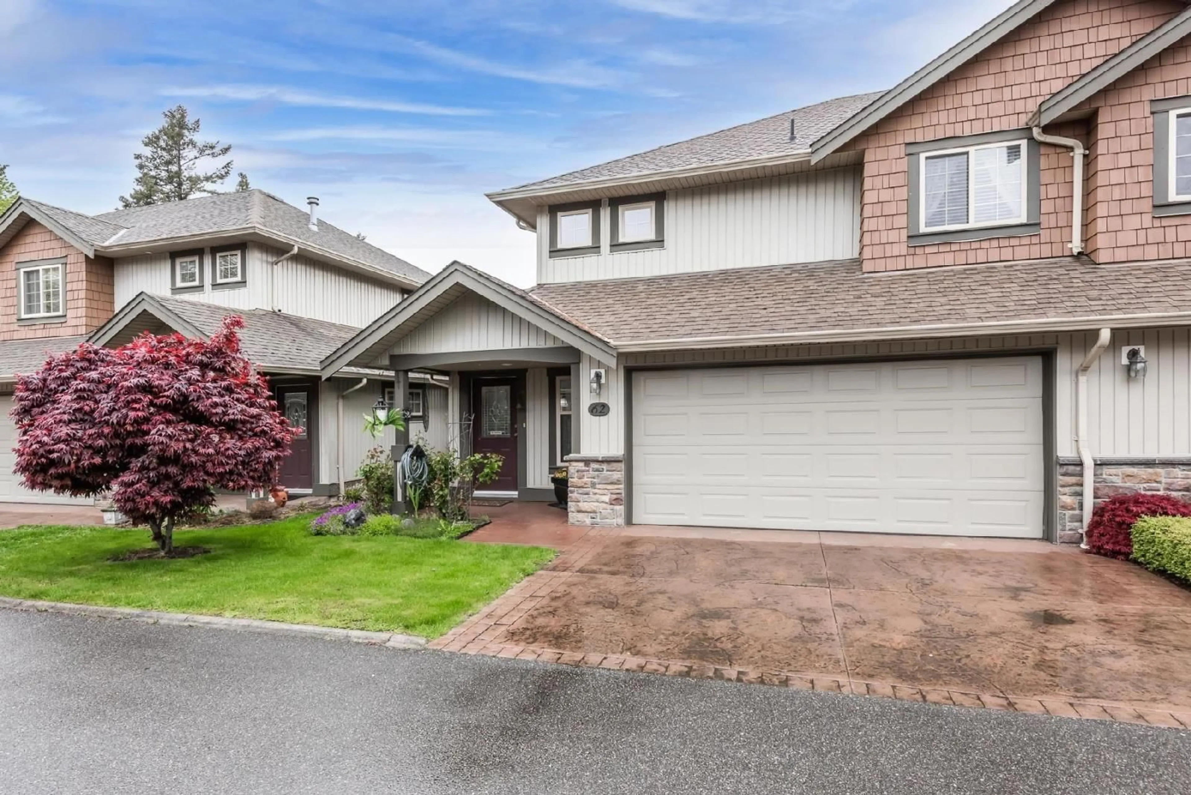 Home with vinyl exterior material, street for 62 - 6887 SHEFFIELD WAY, Chilliwack British Columbia V2R5V5
