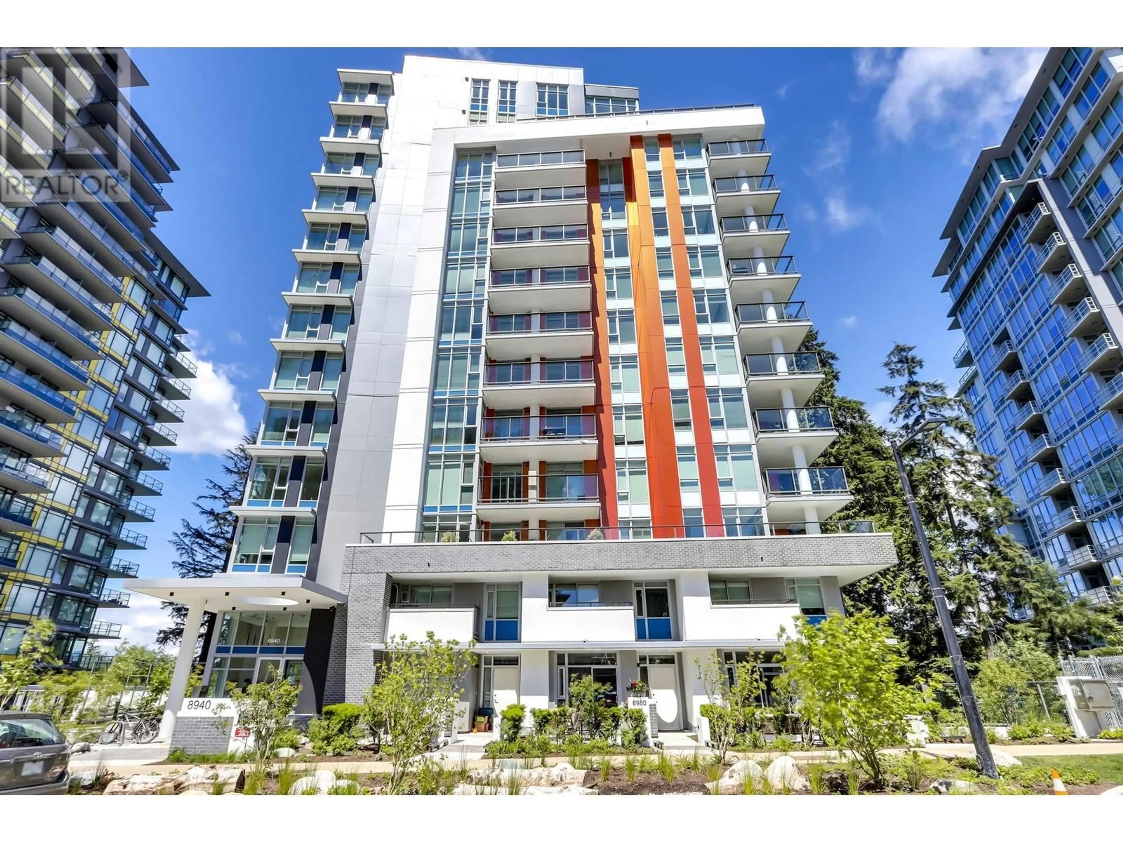 A pic from exterior of the house or condo for 207 8940 UNIVERSITY CRESCENT, Burnaby British Columbia V5A4Y8