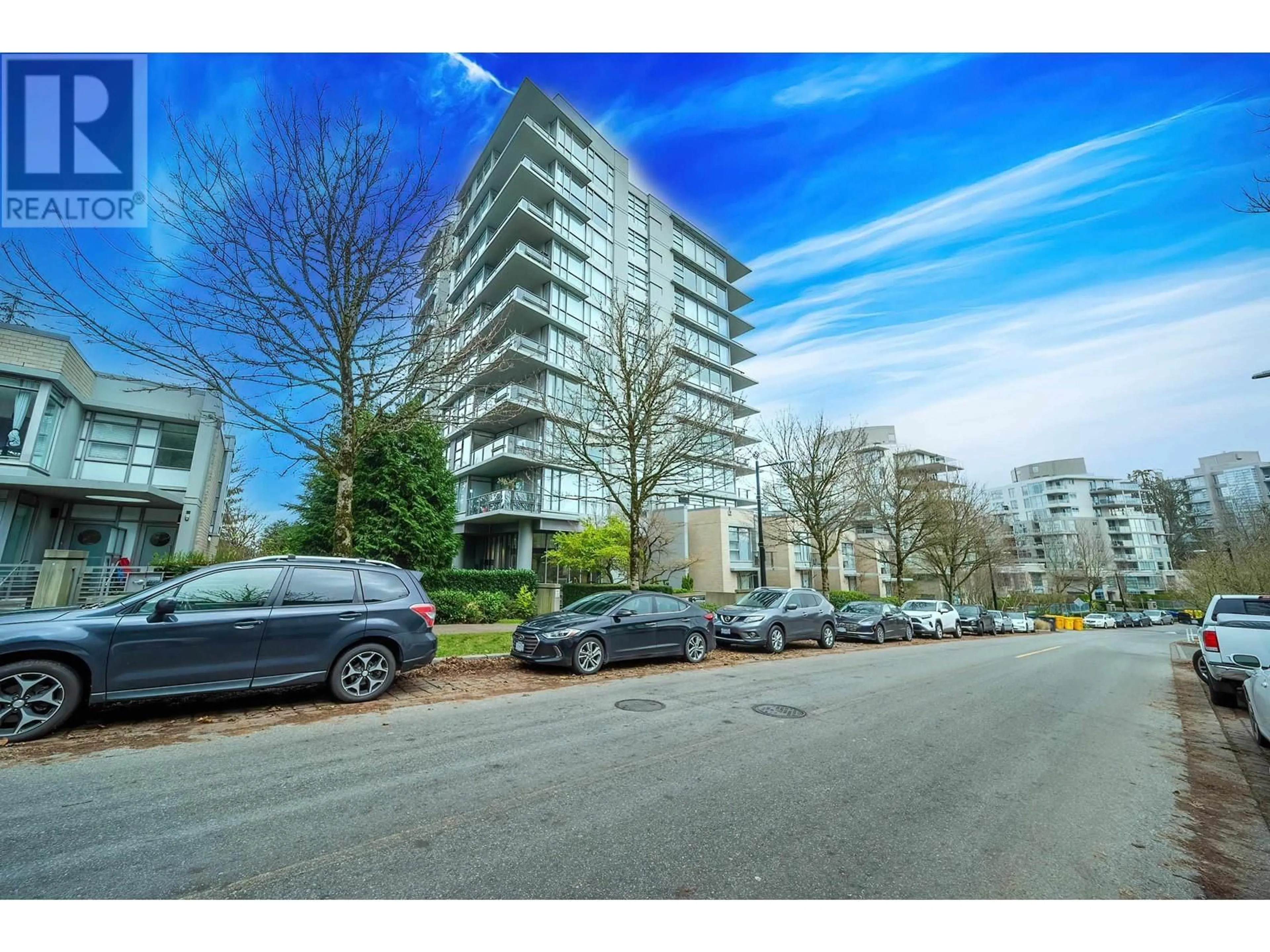 A pic from exterior of the house or condo, the street view for 507 9222 UNIVERSITY CRESCENT, Burnaby British Columbia V5A0A6