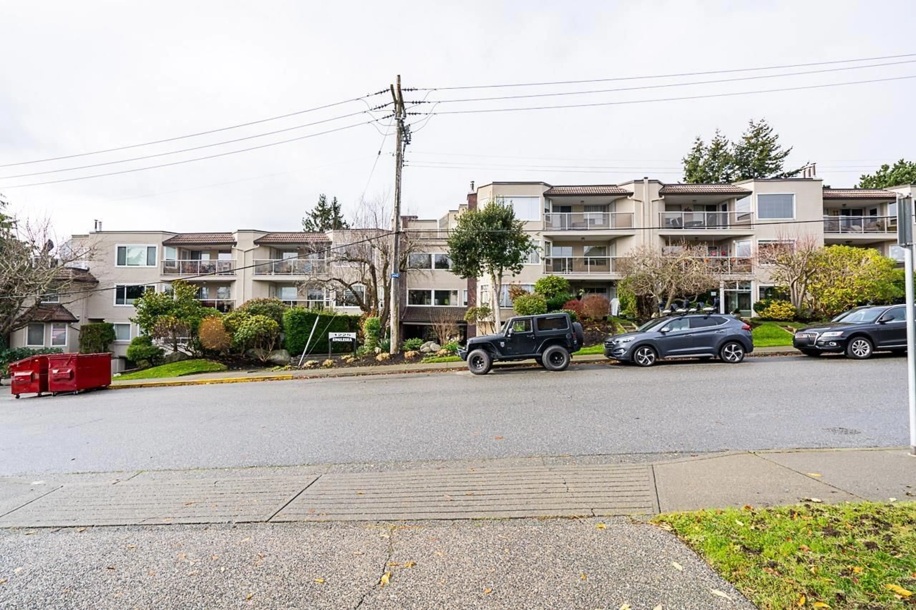 A pic from exterior of the house or condo, the street view for 101 1225 MERKLIN STREET, White Rock British Columbia V4B4B8