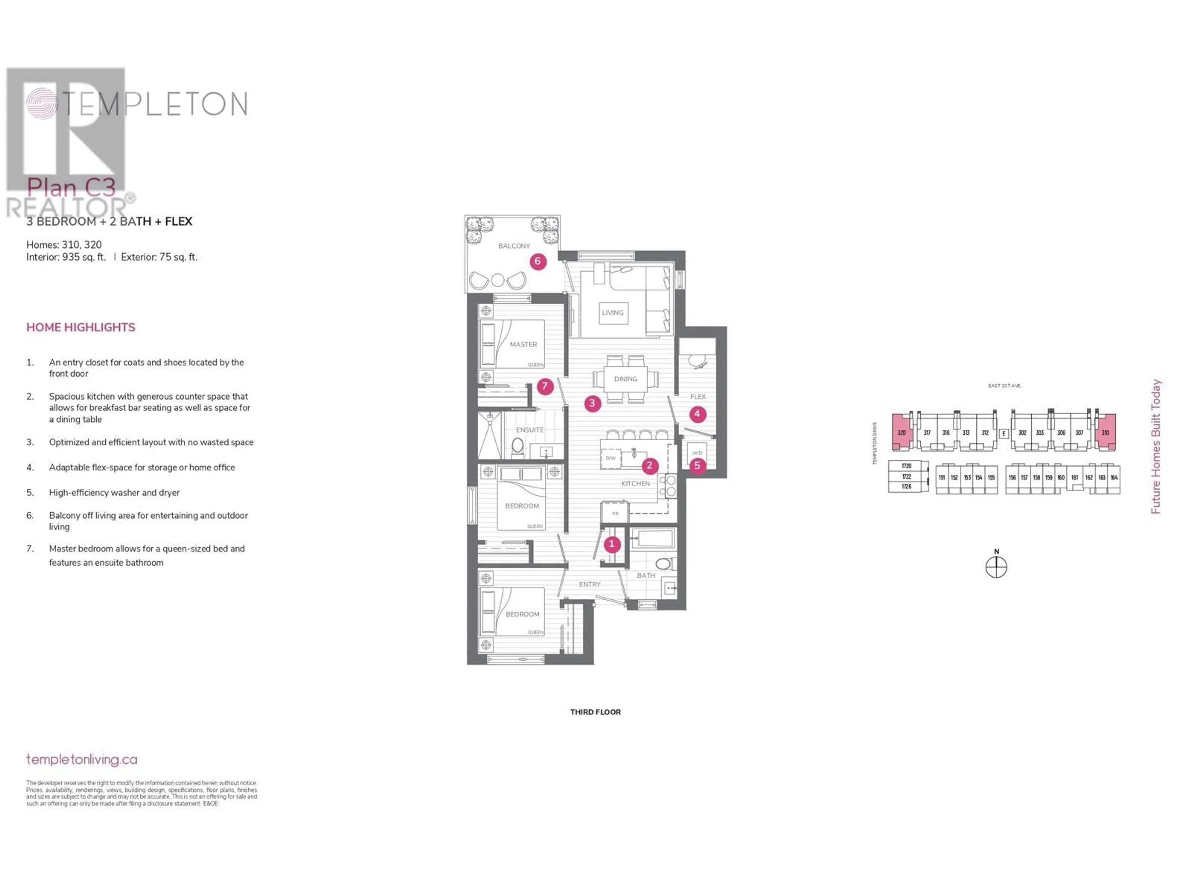 Floor plan for 310 2250 E 1ST AVENUE, Vancouver British Columbia V5N1B6