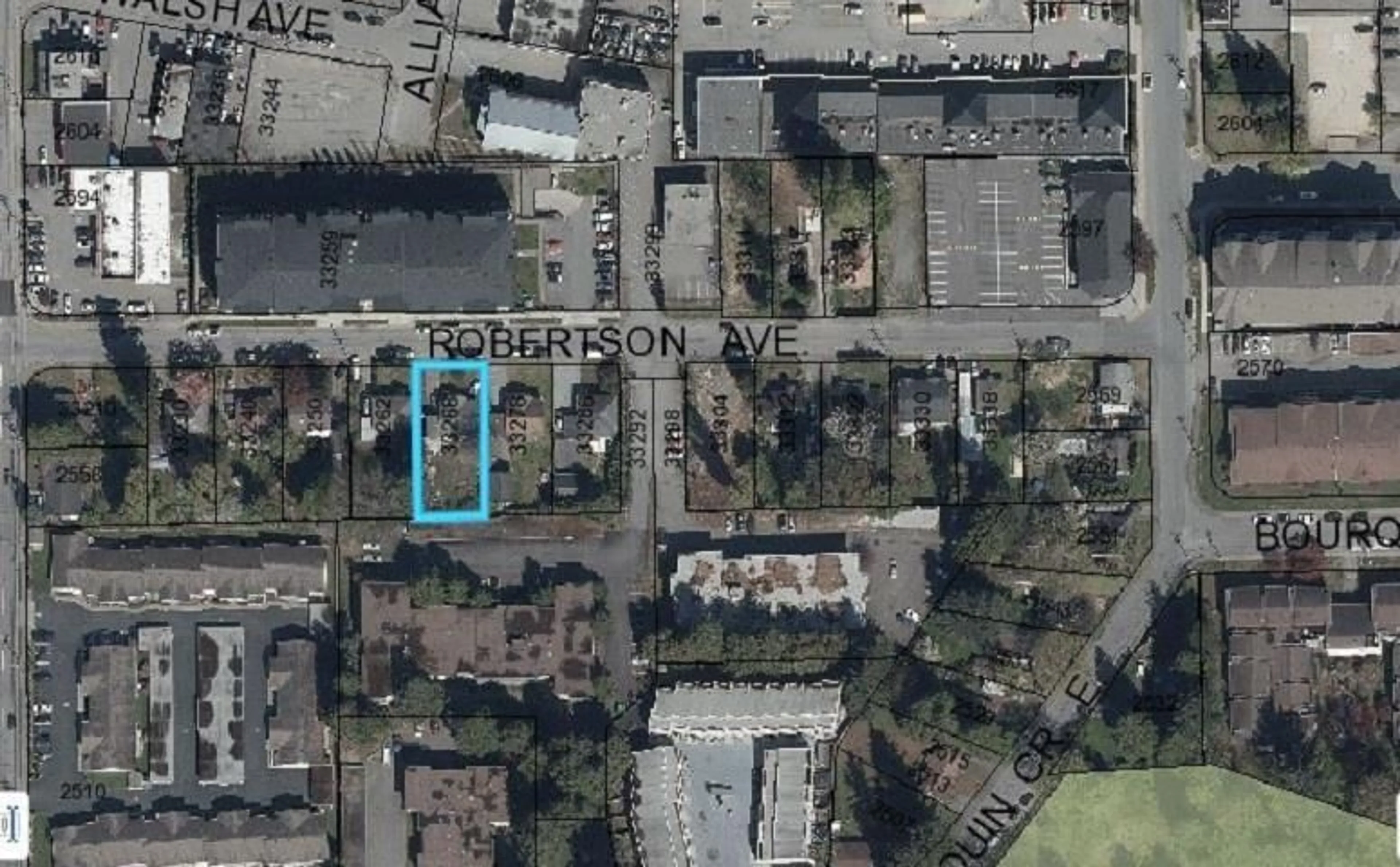 Picture of a map for 33268 ROBERTSON AVENUE, Abbotsford British Columbia V2S1Z3