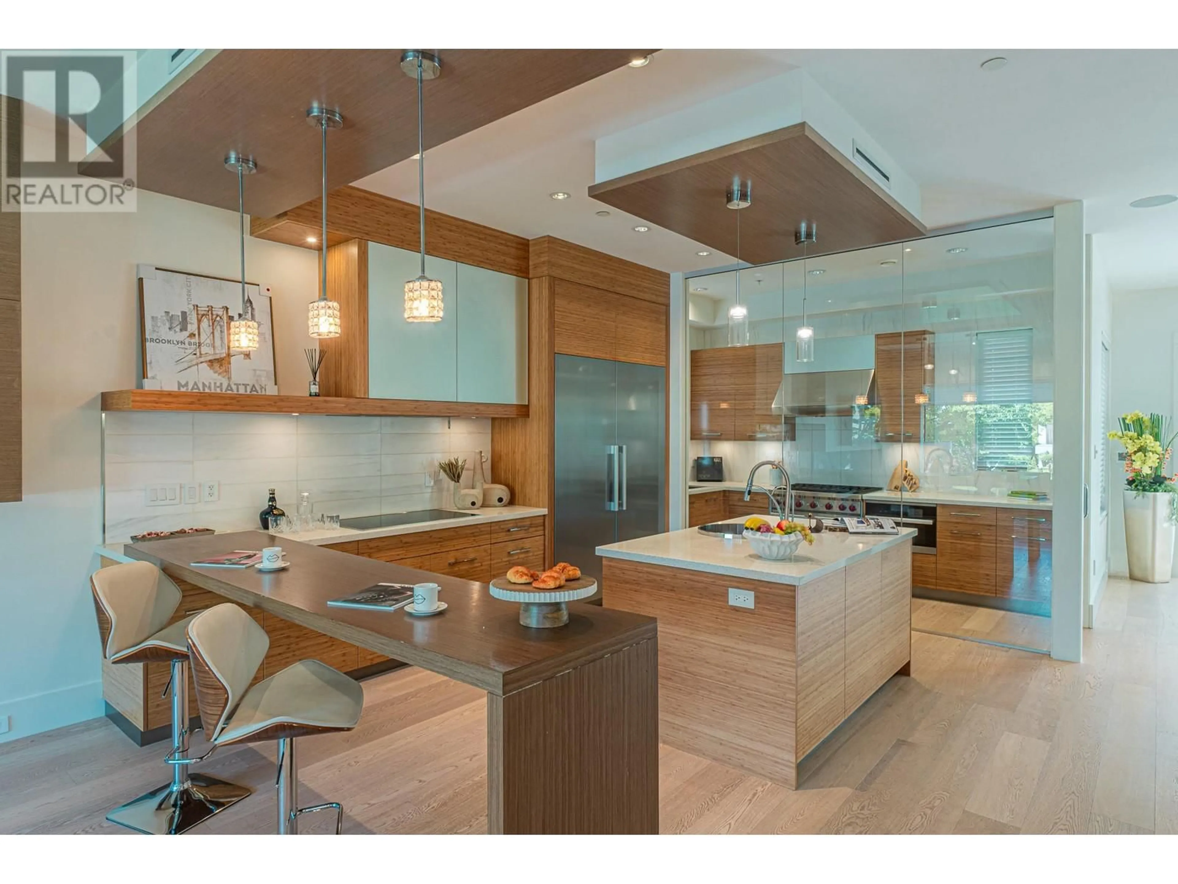 Contemporary kitchen, wood floors for 3256 W 21ST AVENUE, Vancouver British Columbia V6L1L2