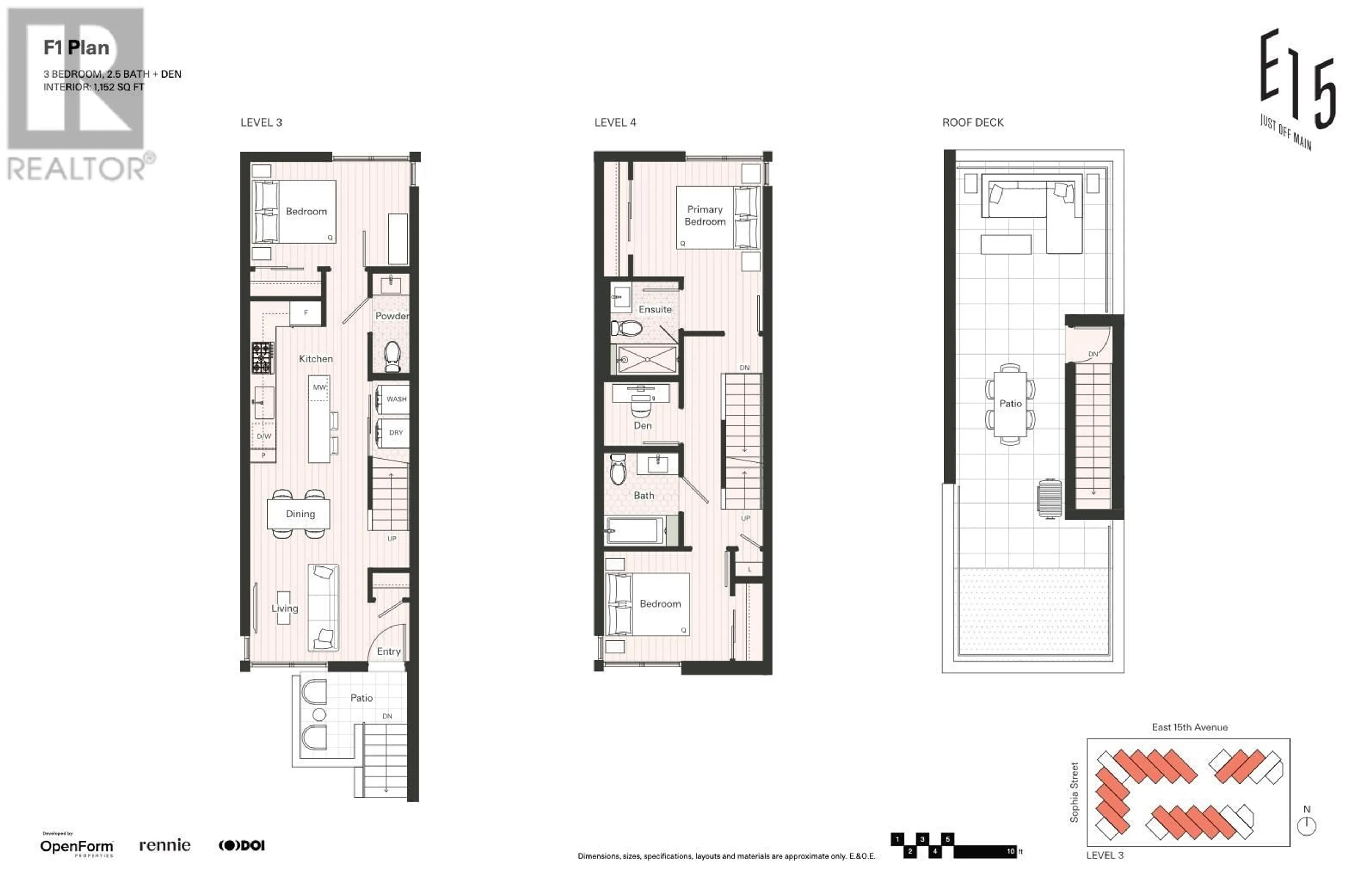 Floor plan for 209 322 E 15TH AVENUE, Vancouver British Columbia V5T0K5