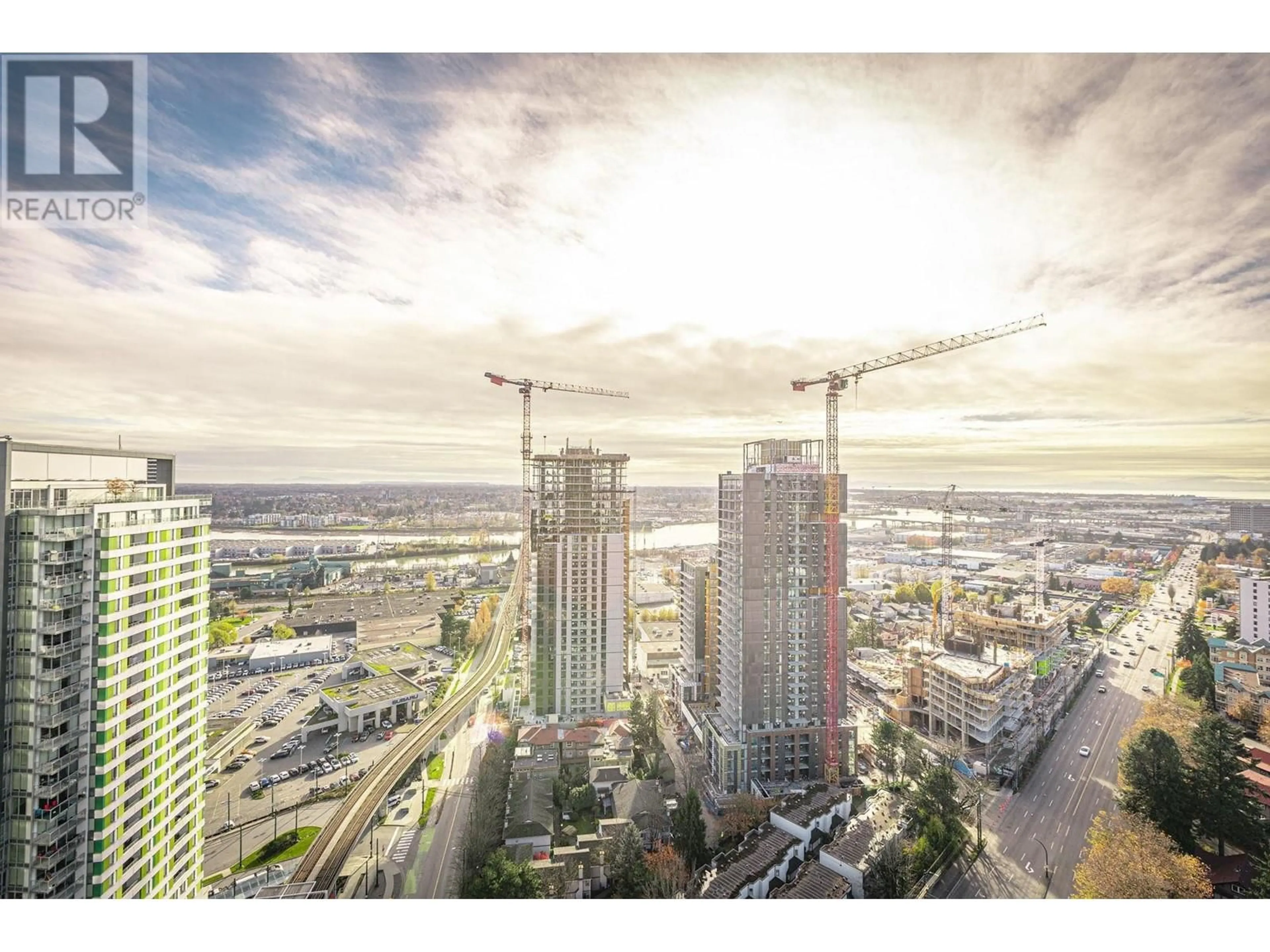 A pic from exterior of the house or condo, the view of city buildings for 2907 8189 CAMBIE STREET, Vancouver British Columbia V6P0G6