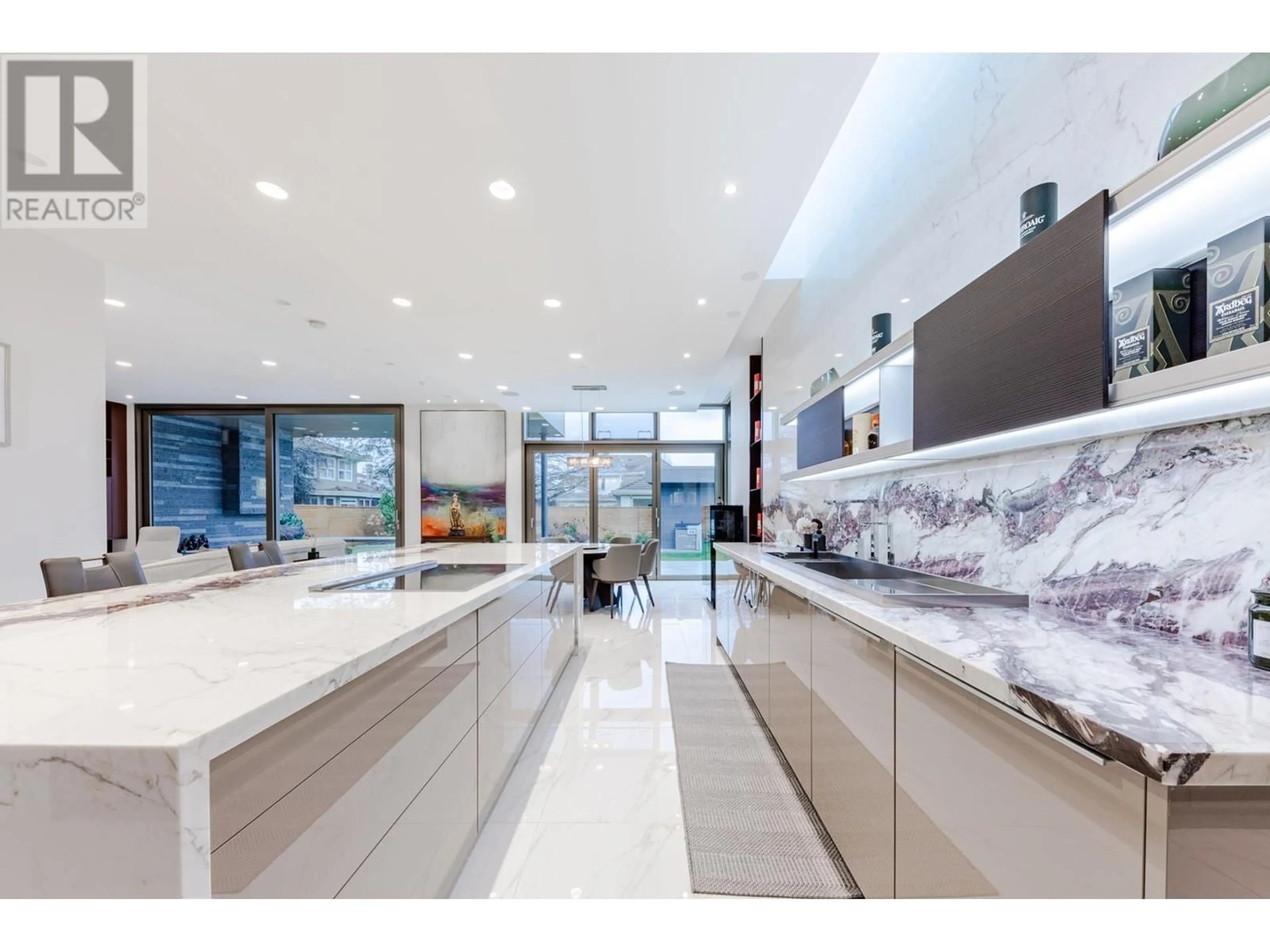 Contemporary kitchen, ceramic/tile floor for 6551 DONALD ROAD, Richmond British Columbia V7C2Y8