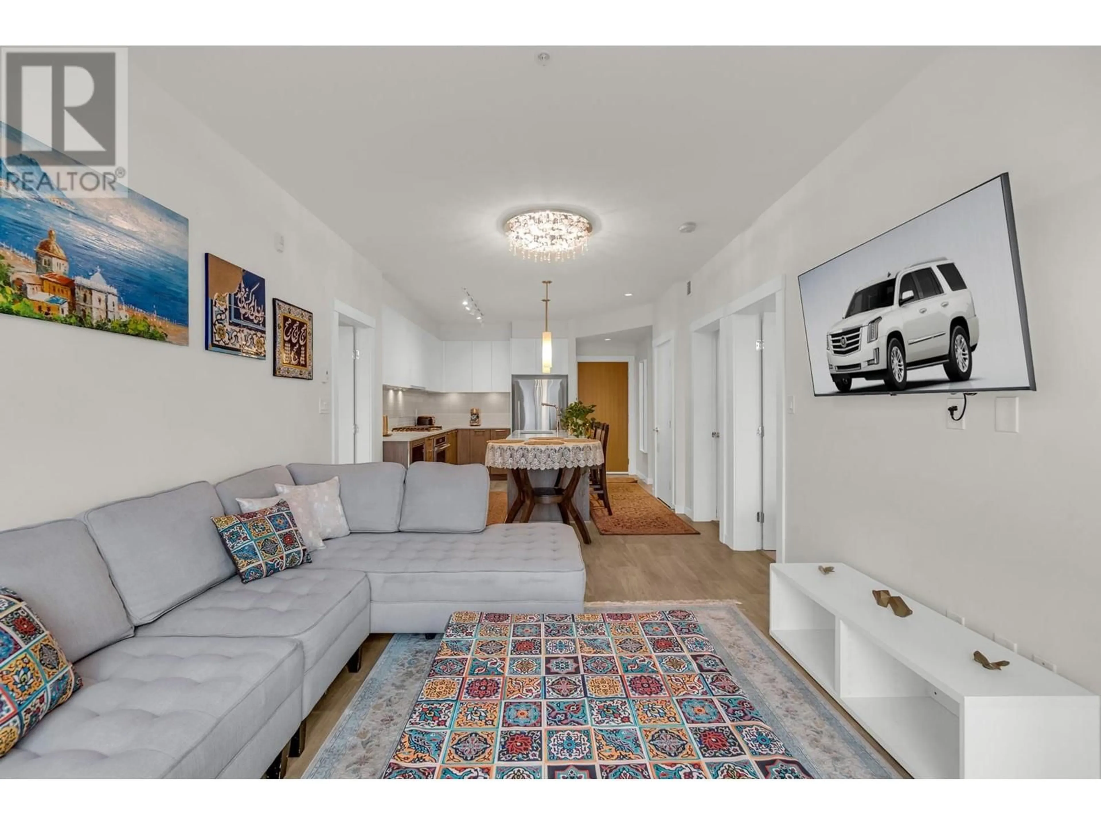 Living room, wood floors for 303 615 E 3RD STREET, North Vancouver British Columbia V7L0G3