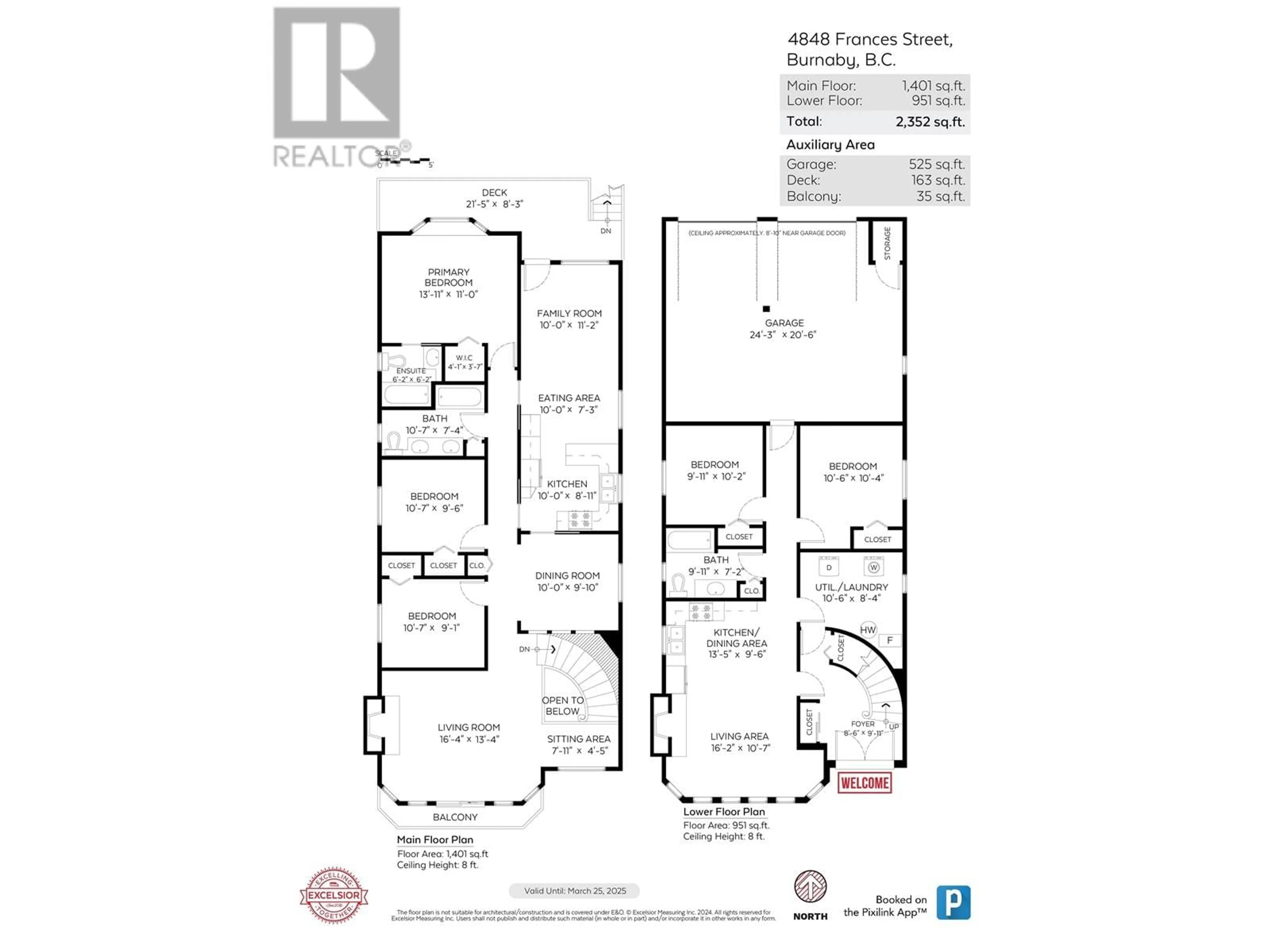 Floor plan for 4848 FRANCES STREET, Burnaby British Columbia V5C2S4