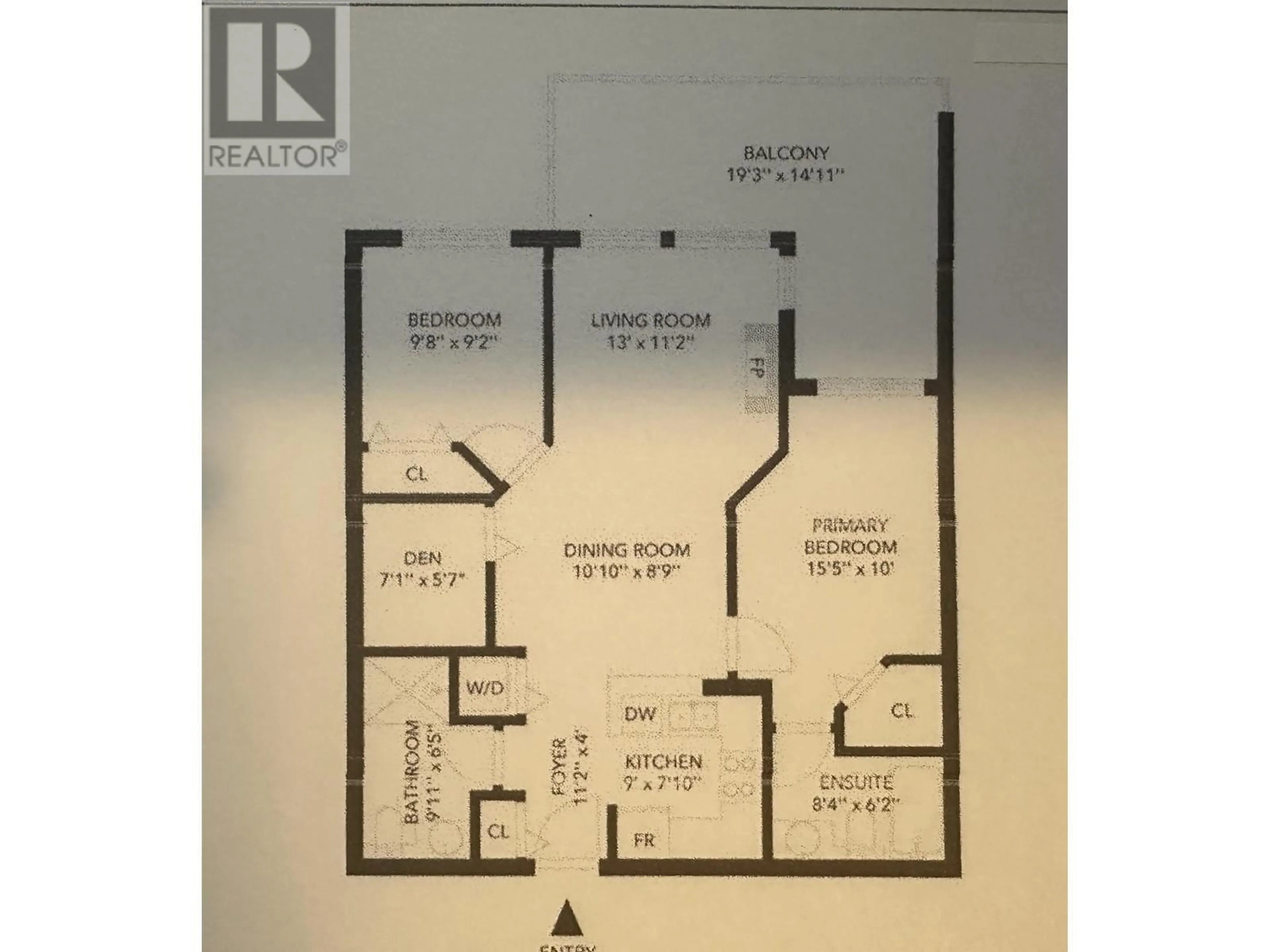 Floor plan for 211 6328 LARKIN DRIVE, Vancouver British Columbia V6T2K2