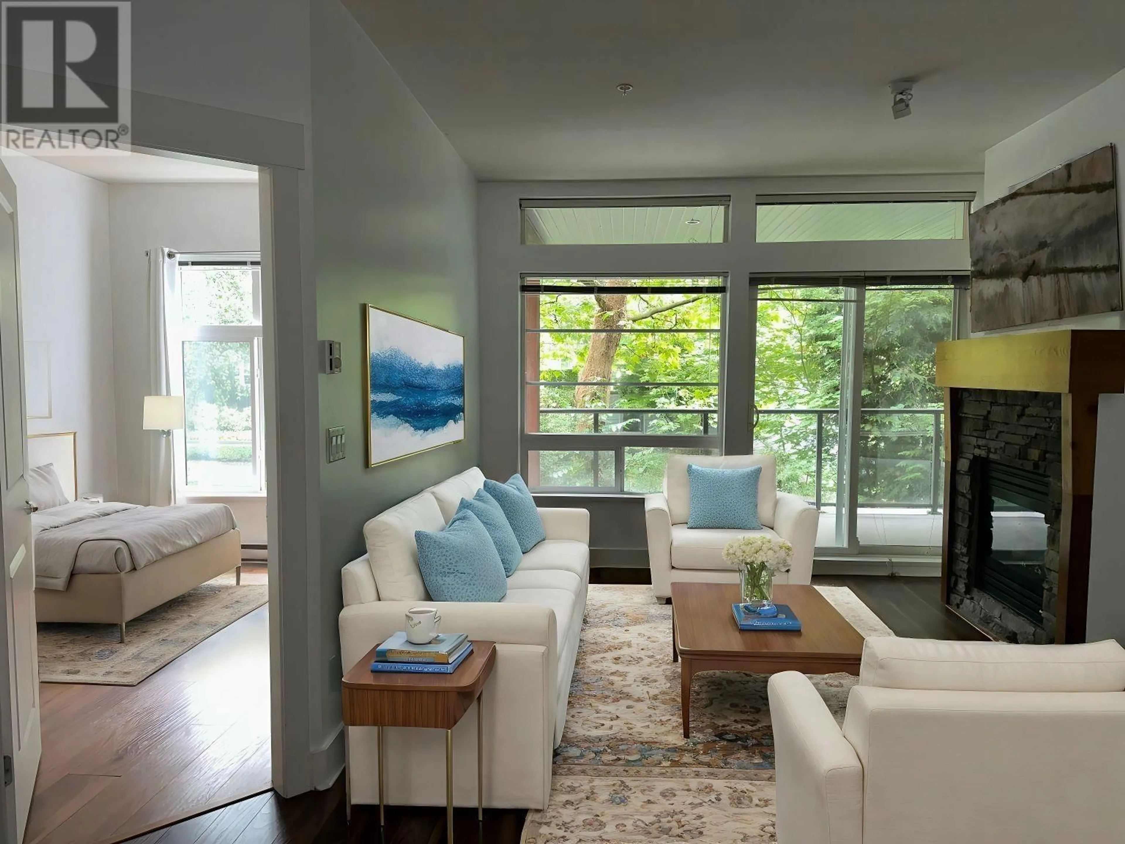 Living room, wood floors for 211 6328 LARKIN DRIVE, Vancouver British Columbia V6T2K2