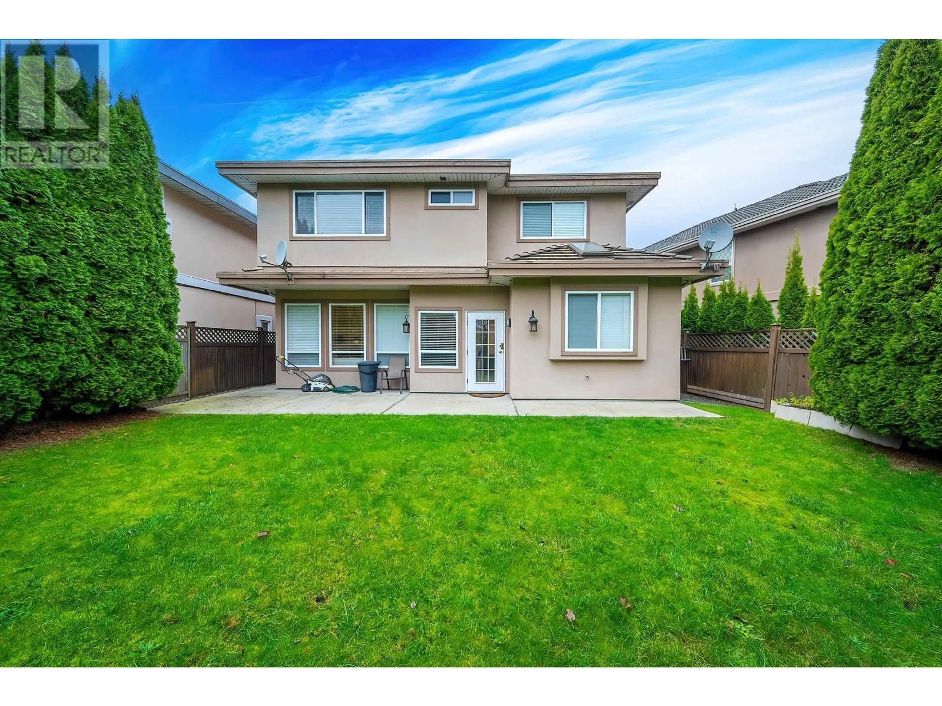 Frontside or backside of a home, the fenced backyard for 4560 WYNE CRESCENT, Richmond British Columbia V6V2V3