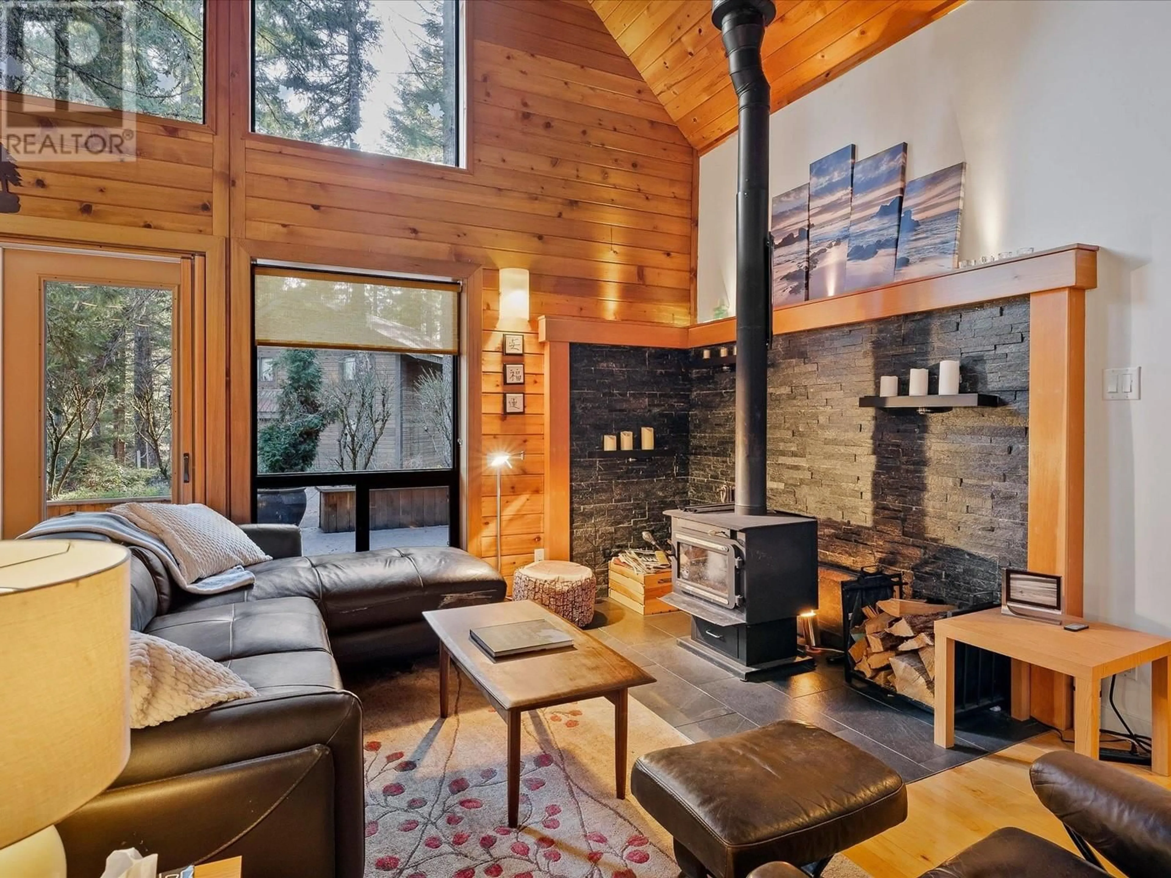 Living room with furniture, wood/laminate floor for 71 BLACK TUSK DRIVE, Whistler British Columbia V8E0A1