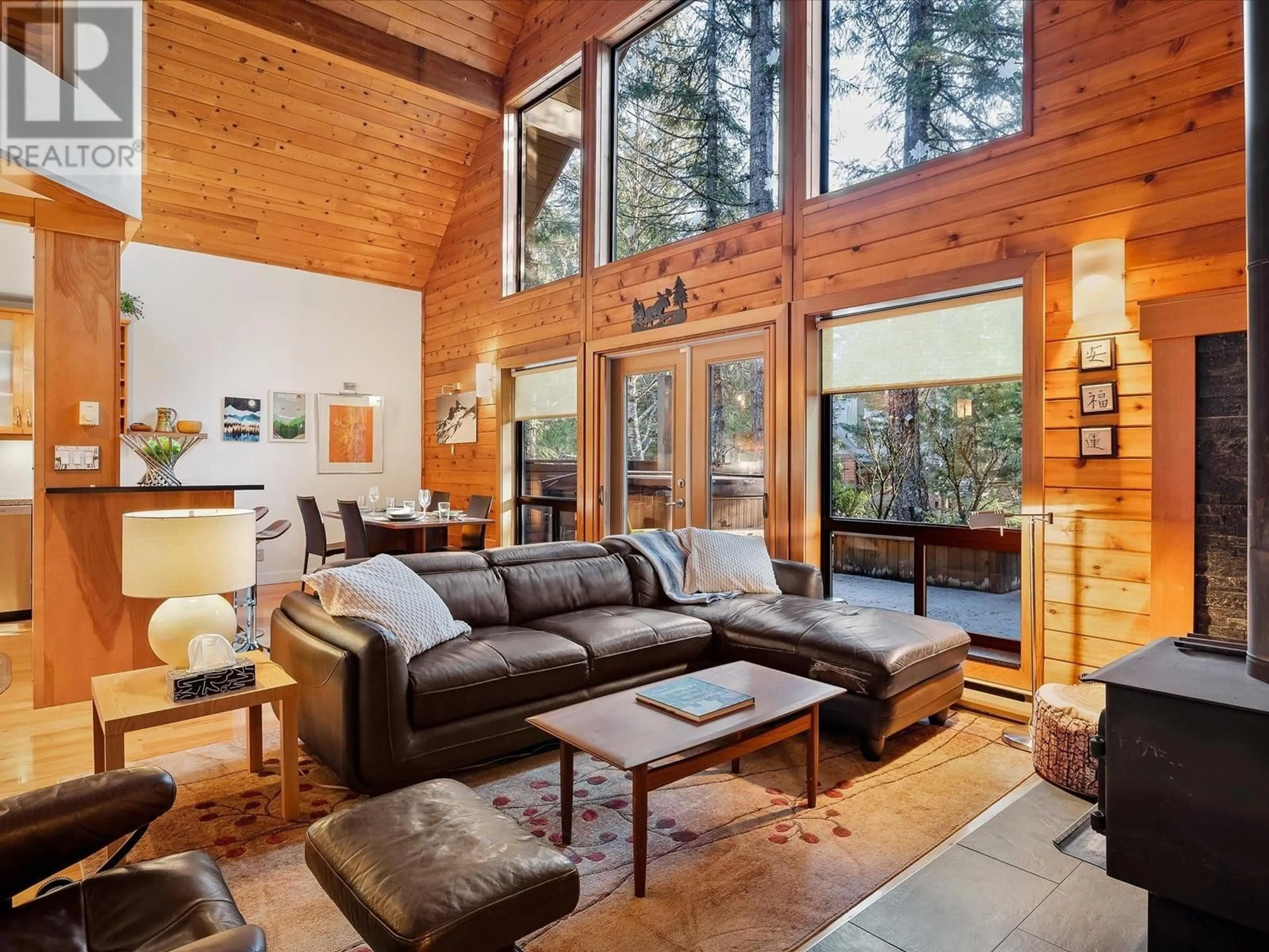 Living room with furniture, wood/laminate floor for 71 BLACK TUSK DRIVE, Whistler British Columbia V8E0A1