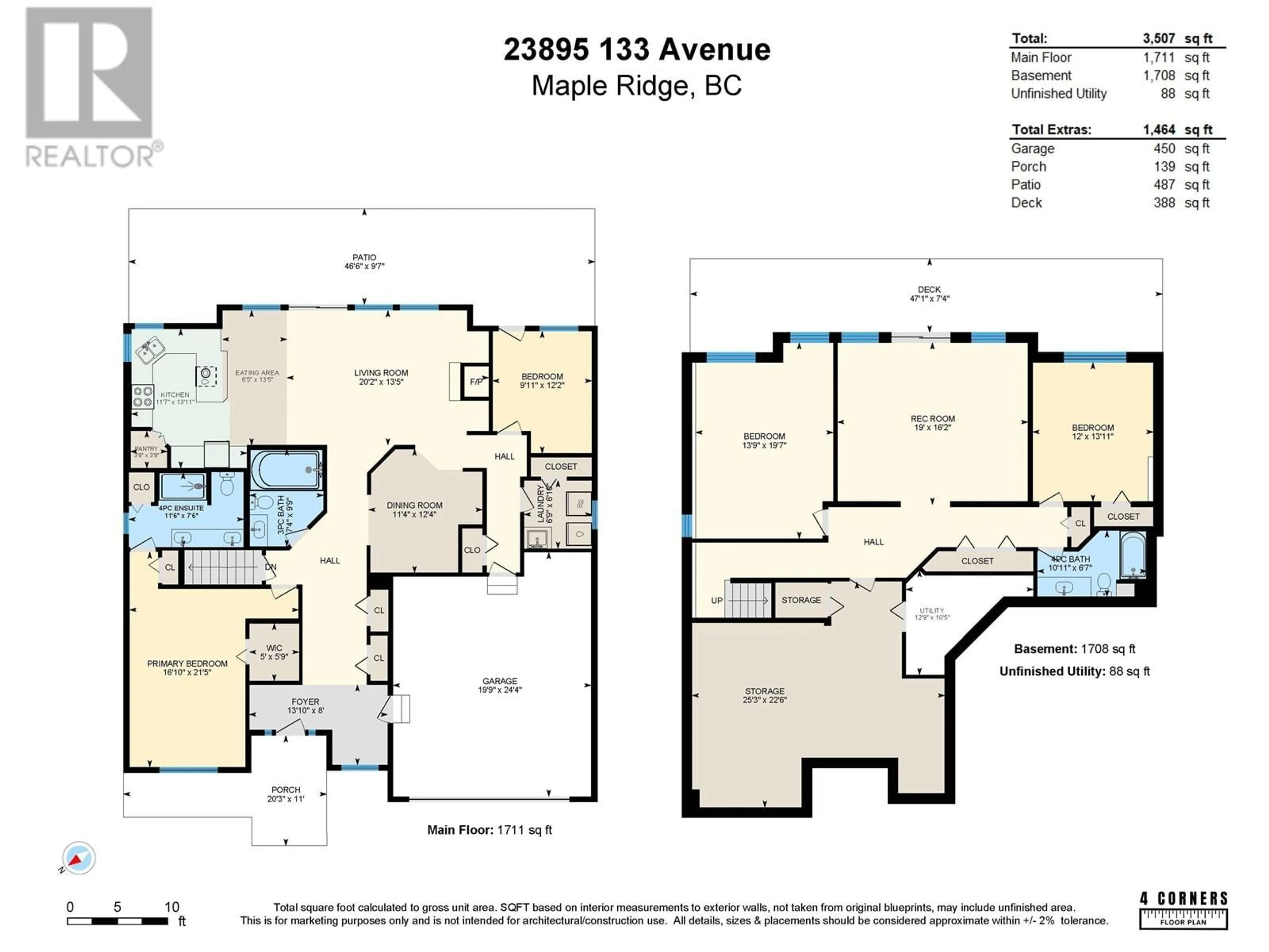 Floor plan for 23895 133 AVENUE, Maple Ridge British Columbia V4R2V1