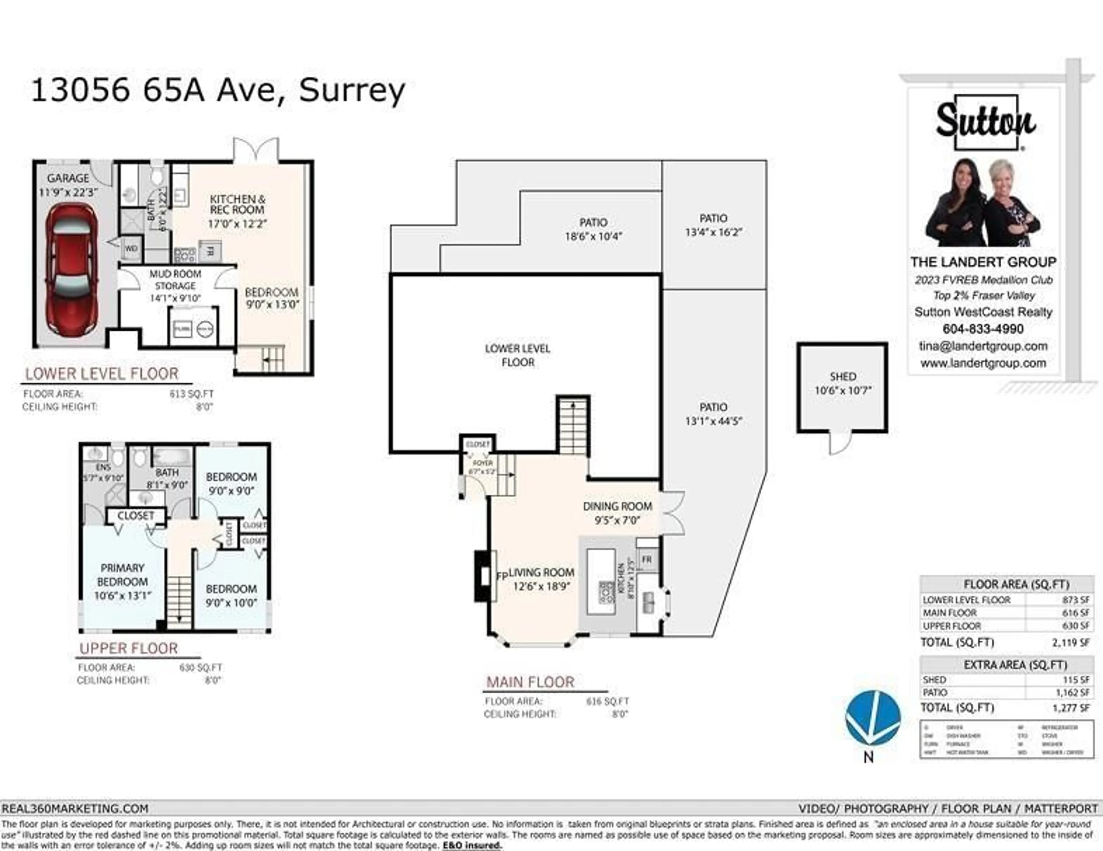 Floor plan for 13056 65A AVENUE, Surrey British Columbia V3W8P7