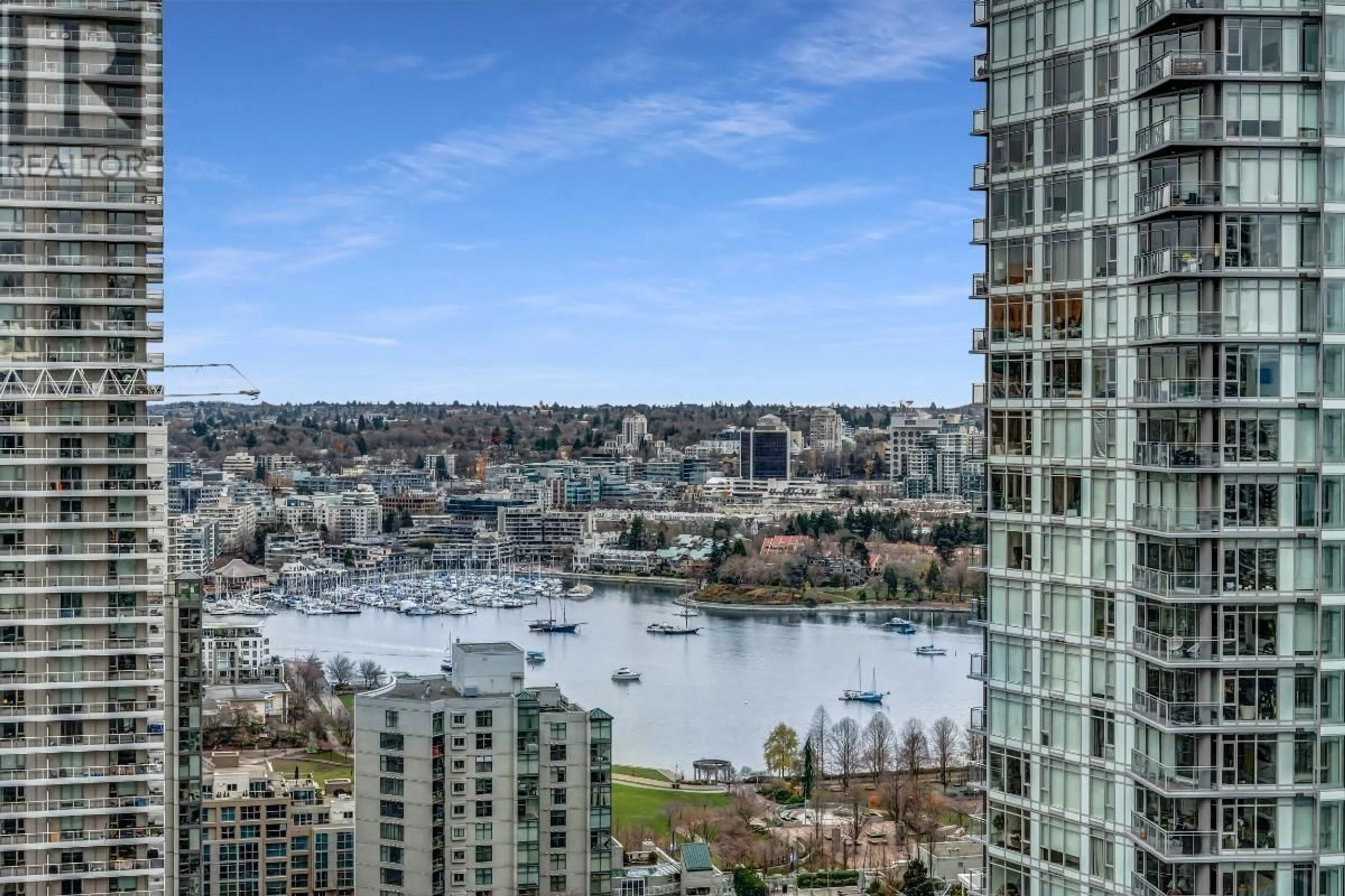 A pic from exterior of the house or condo, the view of lake or river for 2302 1325 ROLSTON STREET, Vancouver British Columbia V6B0M2