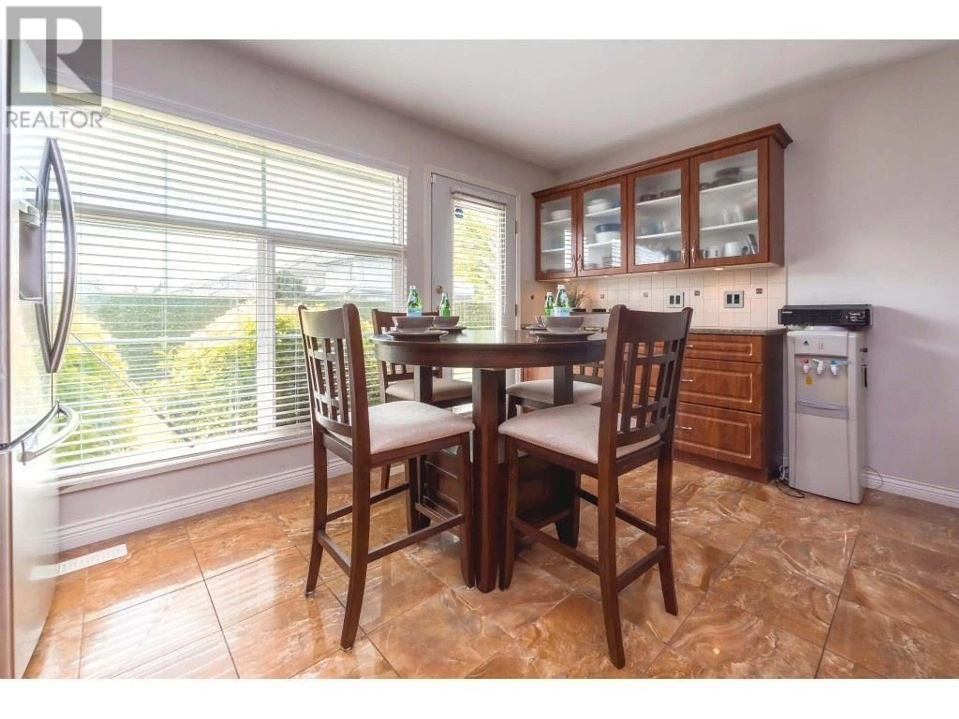 Dining room, wood floors, cottage for 53 758 RIVERSIDE DRIVE, Port Coquitlam British Columbia V3B7V8