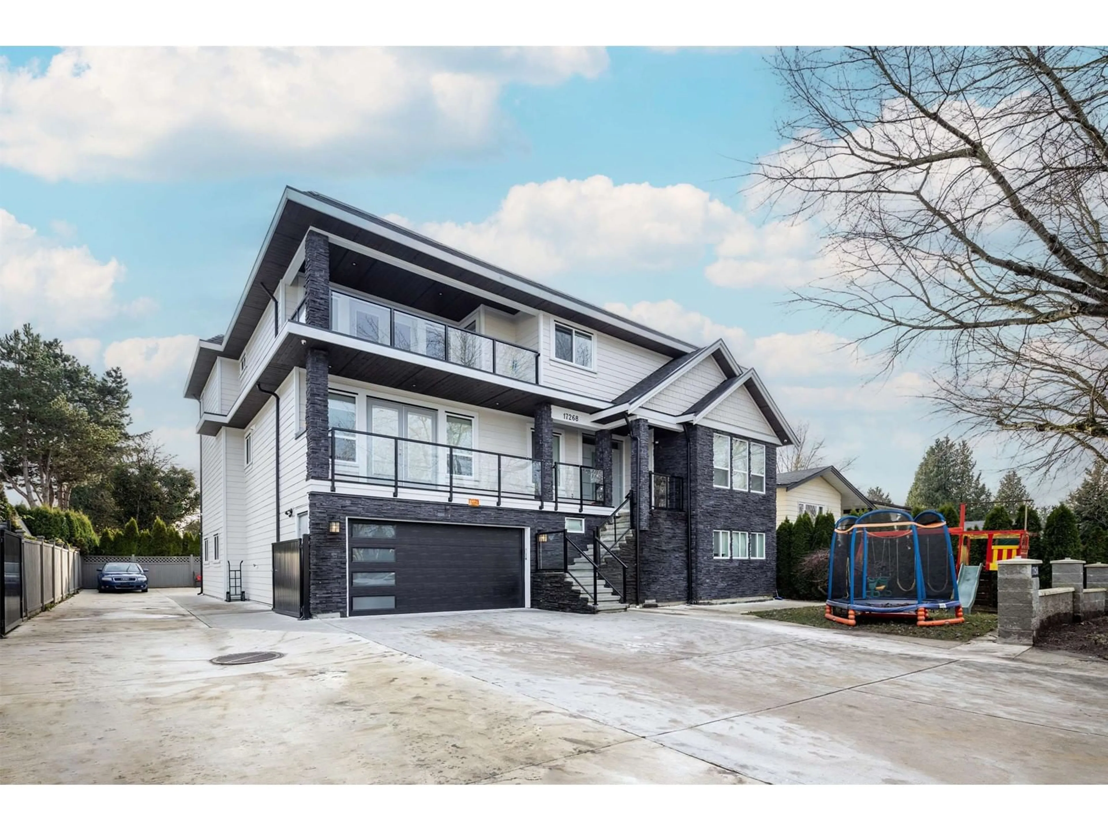 Frontside or backside of a home, the street view for 17268 61A AVENUE, Surrey British Columbia V3S4V7