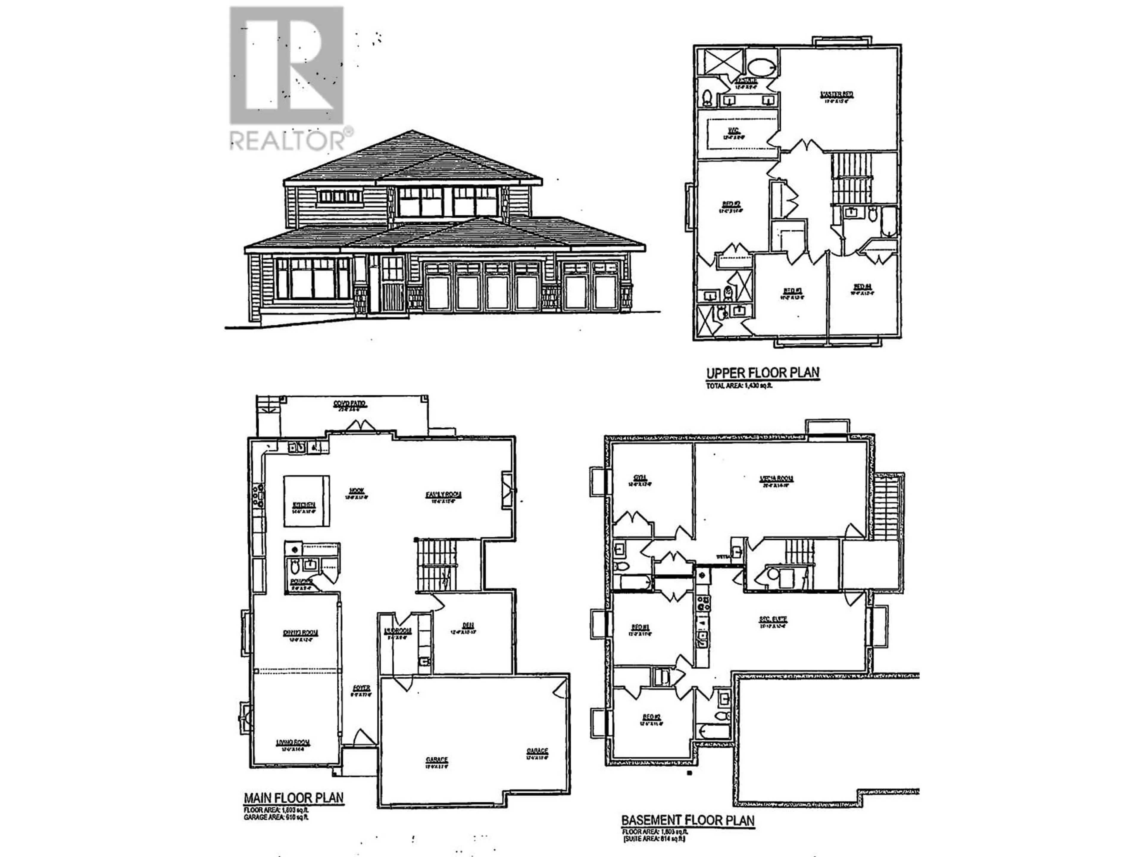 Floor plan for 995 SHAKESPEARE AVENUE, North Vancouver British Columbia V7K1E7