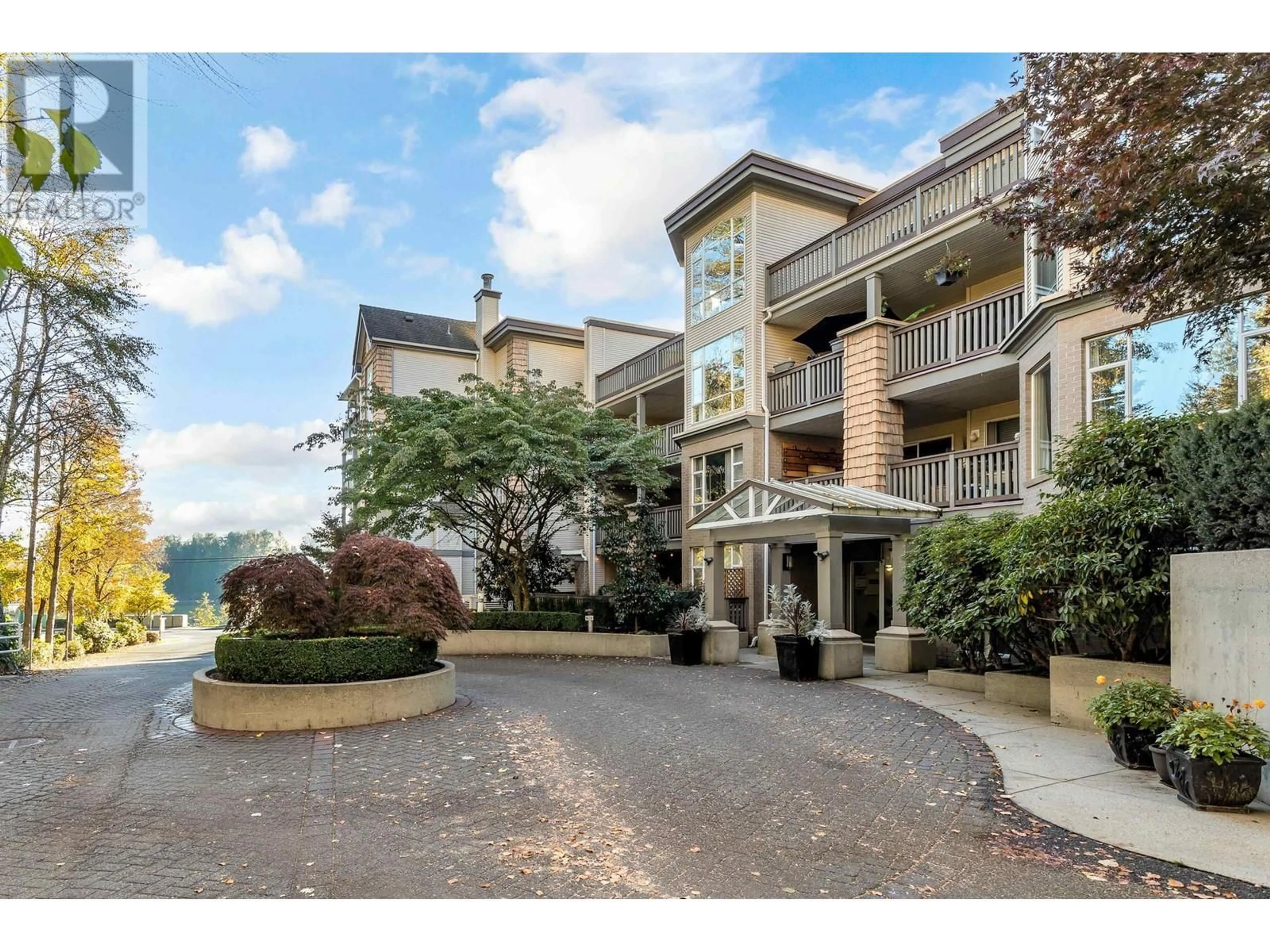 A pic from exterior of the house or condo, the street view for 307 22233 RIVER ROAD, Maple Ridge British Columbia V2X3N7