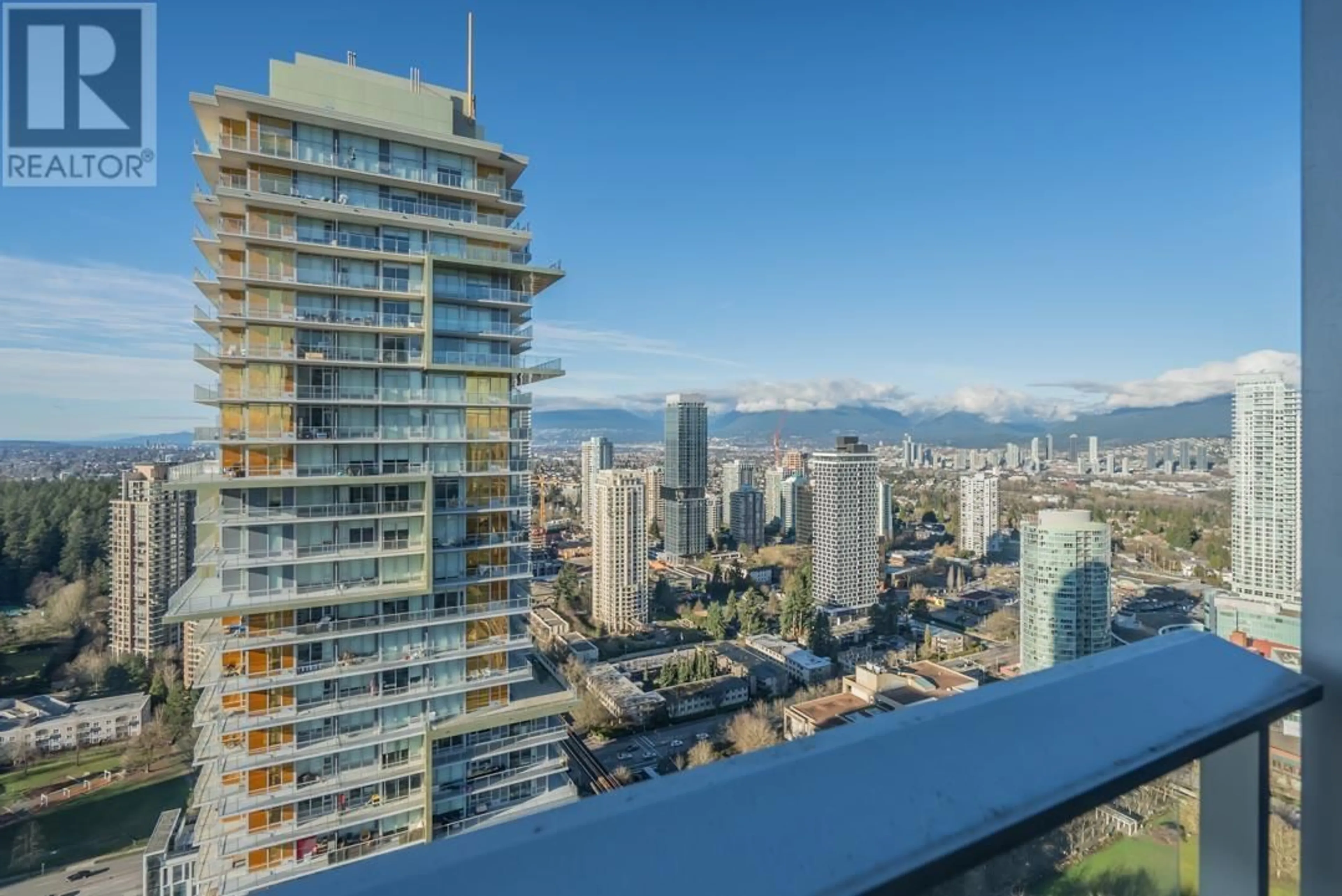 Balcony in the apartment, city buildings view from balcony for 5107 6333 SILVER AVENUE, Burnaby British Columbia V5H0C3