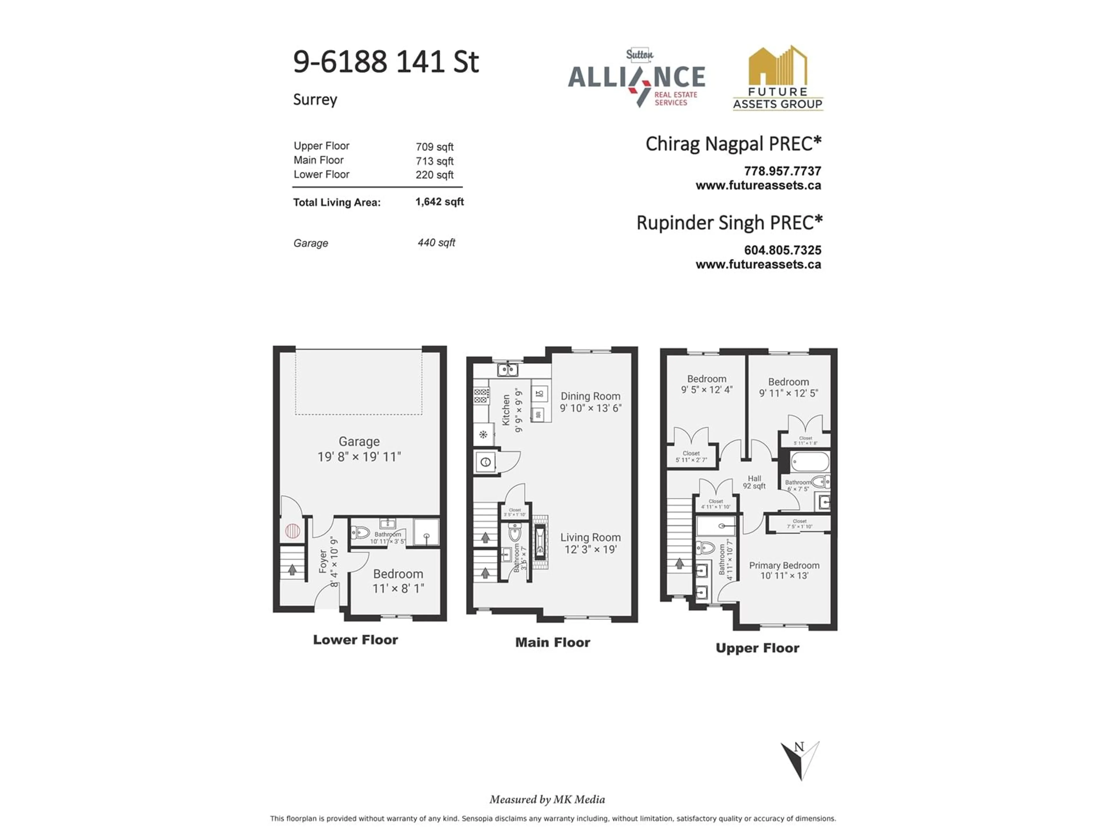 Floor plan for 9 6188 141 STREET, Surrey British Columbia V3X0J7