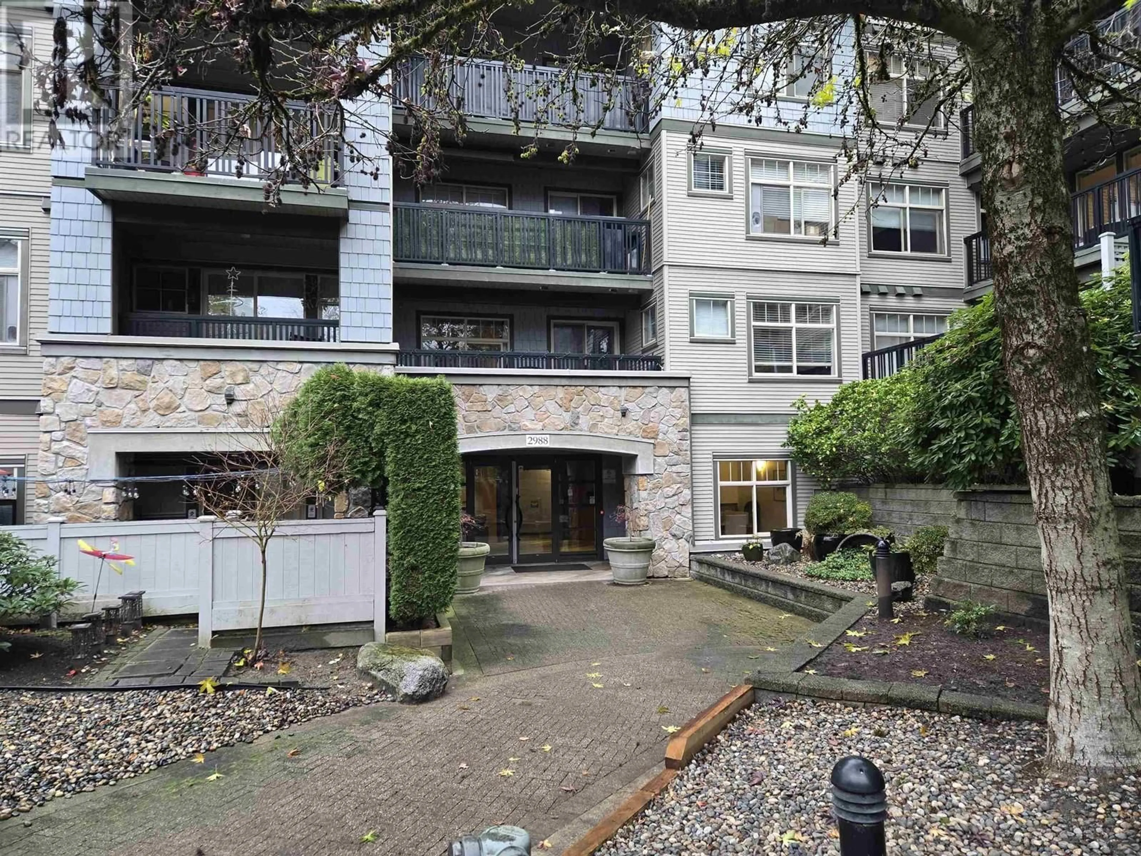 A pic from exterior of the house or condo, the front or back of building for 206 2988 SILVER SPRINGS BOULEVARD, Coquitlam British Columbia V3E3R6