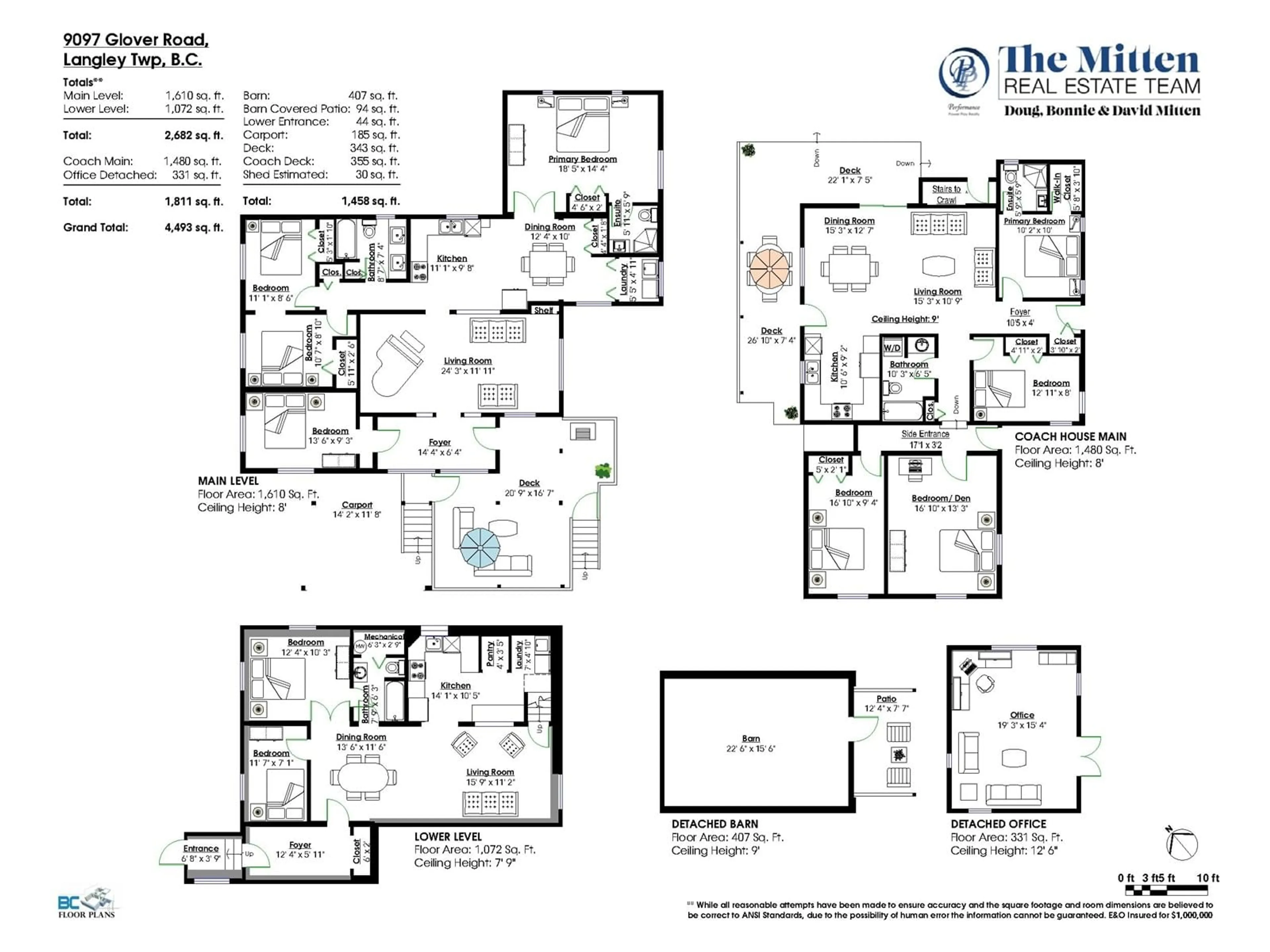 Floor plan for 9097 GLOVER ROAD, Langley British Columbia V1M2S3