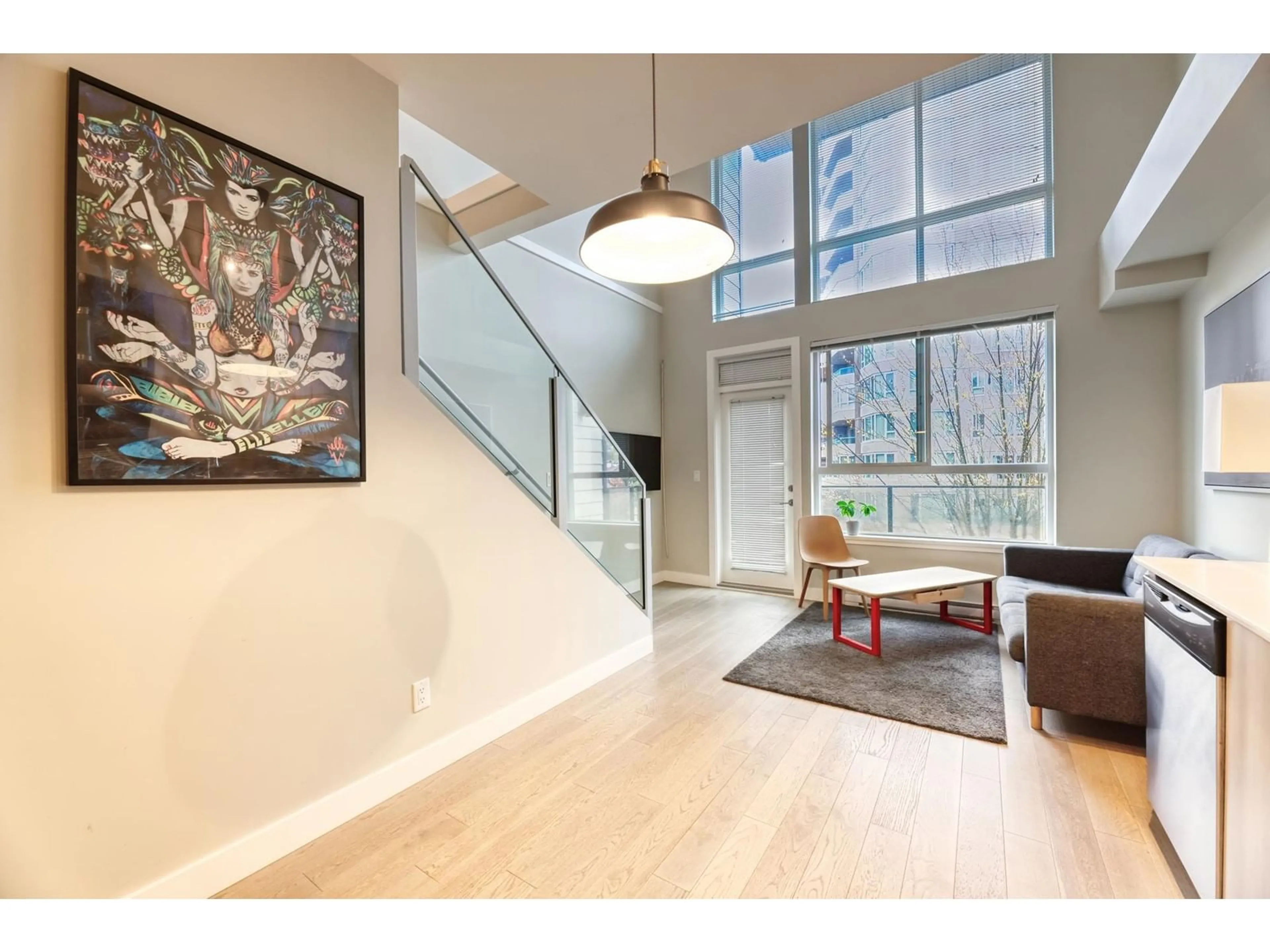 Indoor foyer, wood floors for 310 3080 GLADWIN ROAD, Abbotsford British Columbia V2T0G3