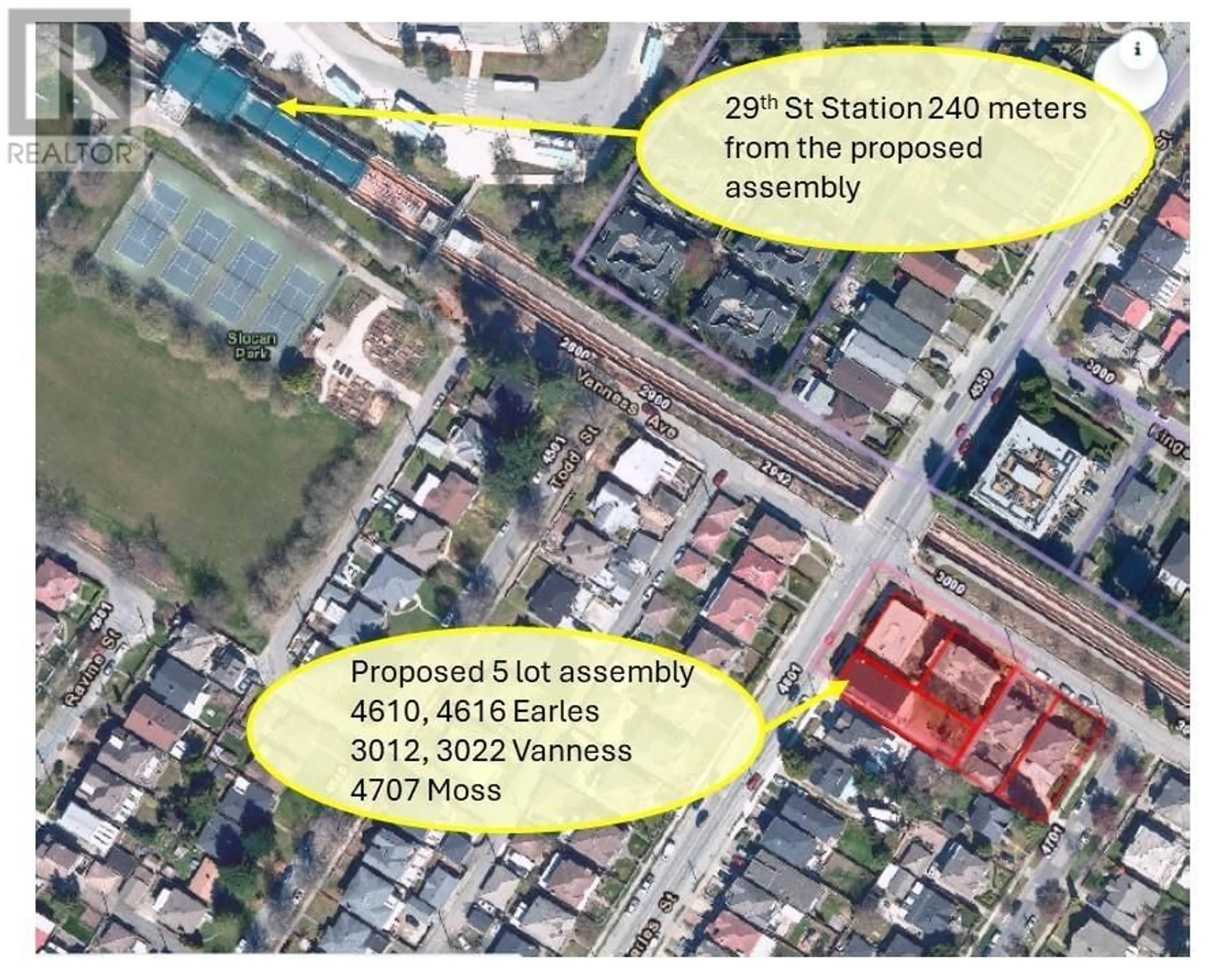 Picture of a map for 3022 VANNESS AVENUE, Vancouver British Columbia V5R4Z8