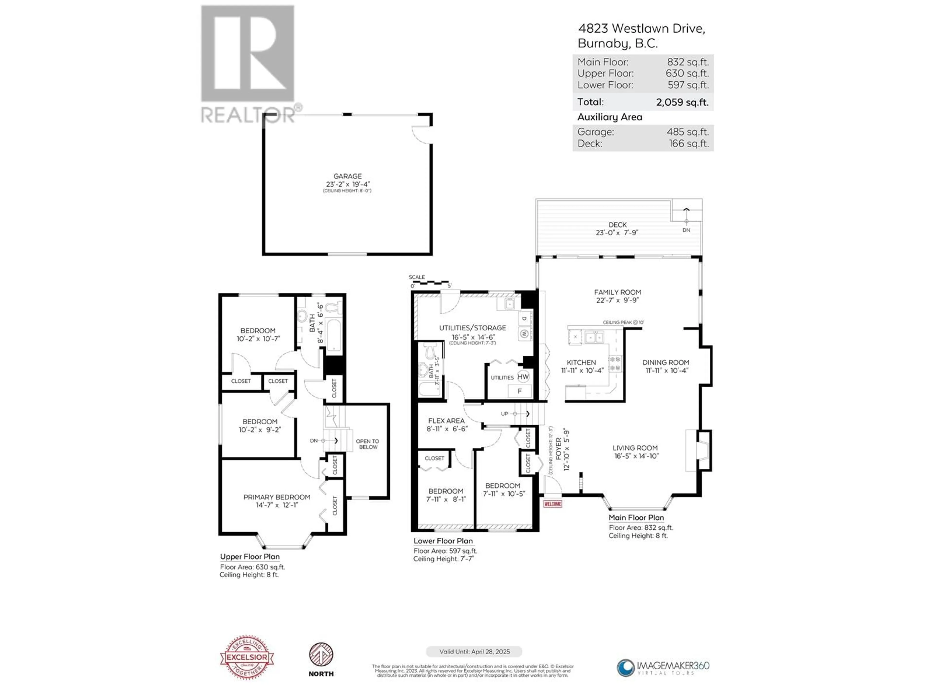 Floor plan for 4823 WESTLAWN DRIVE, Burnaby British Columbia V5C3R4