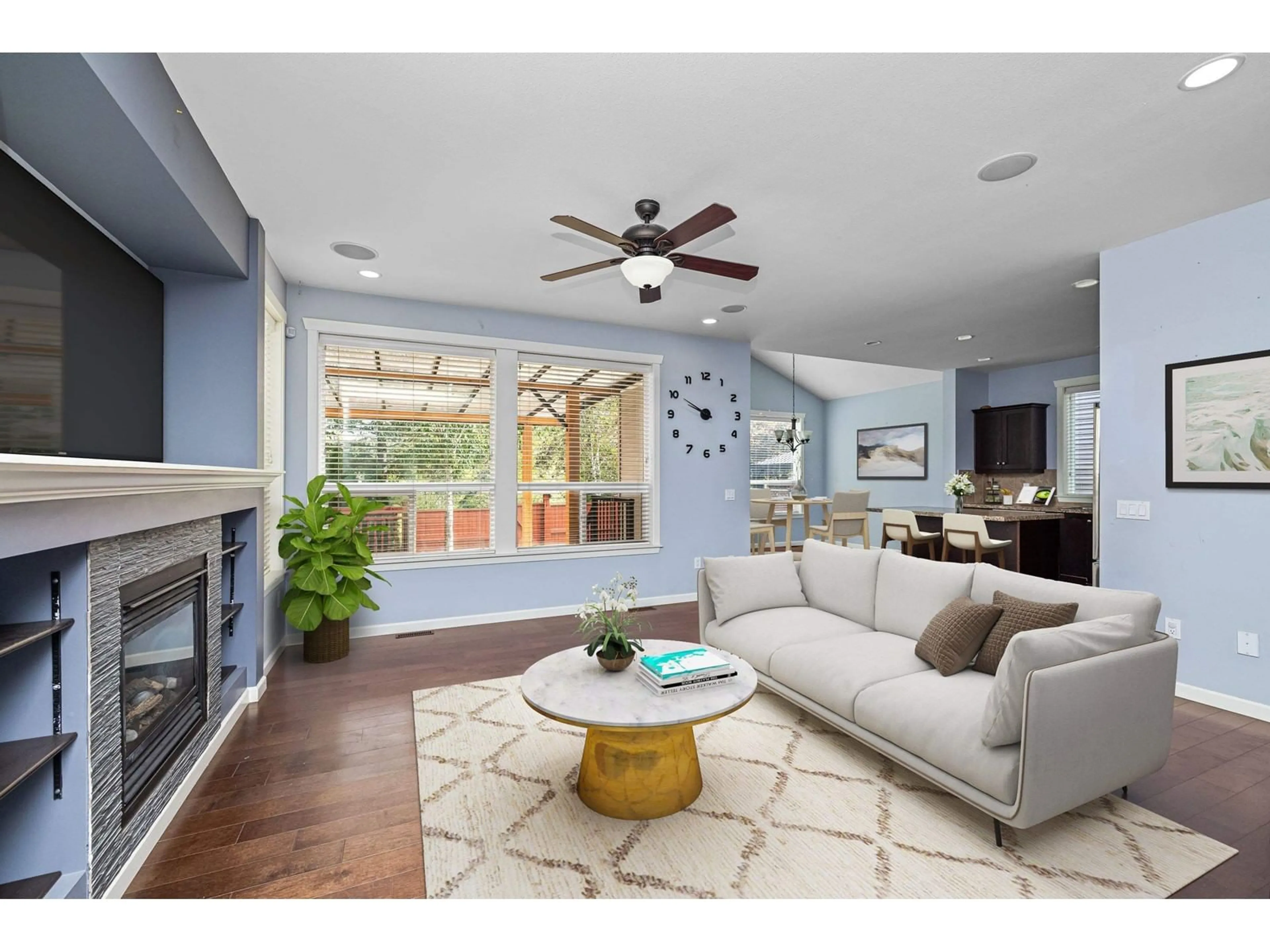 Living room, wood floors for 7876 211B STREET, Langley British Columbia V2Y0H5