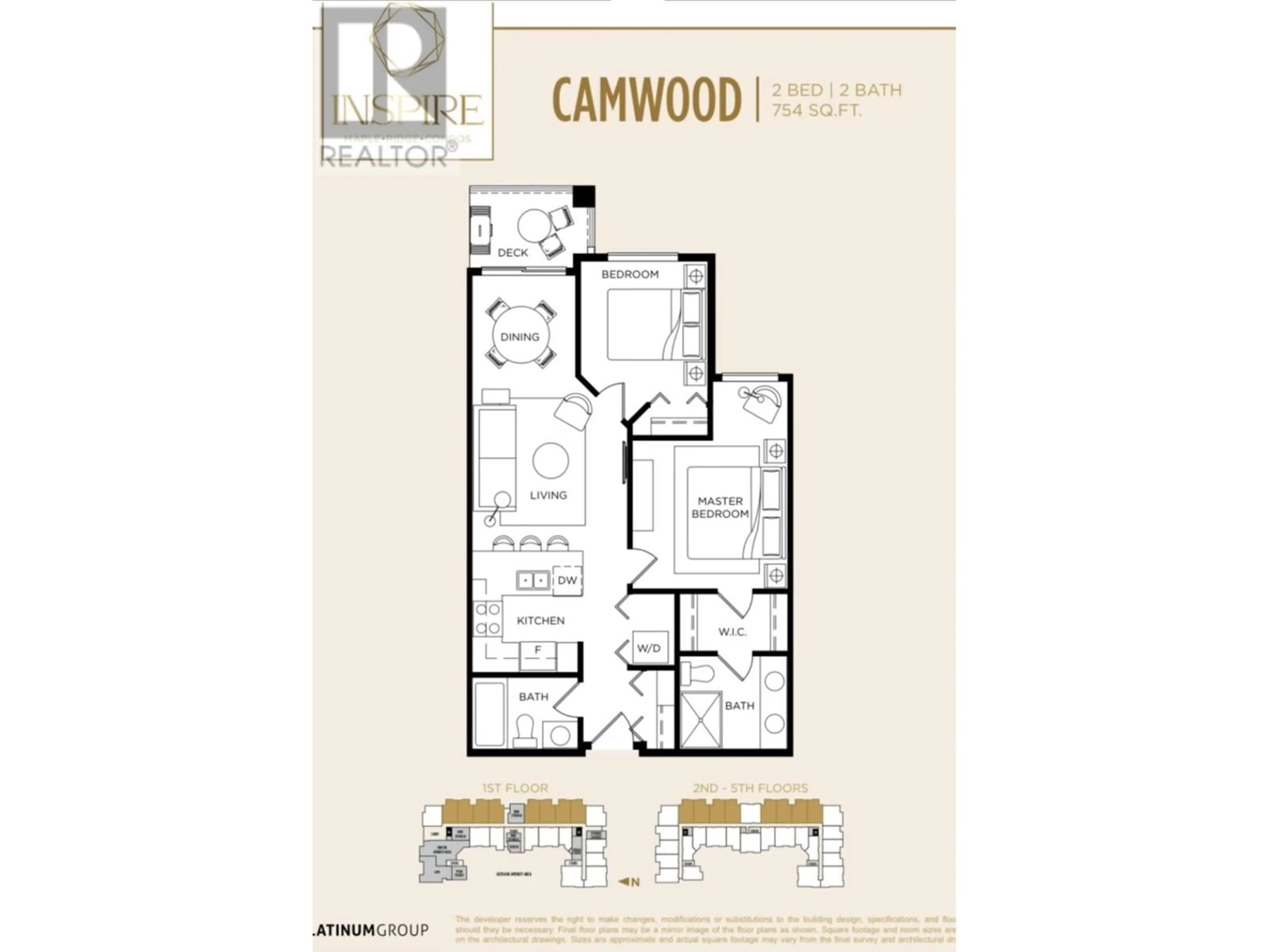 Floor plan for 104 12109 223 STREET, Maple Ridge British Columbia V2X3I2