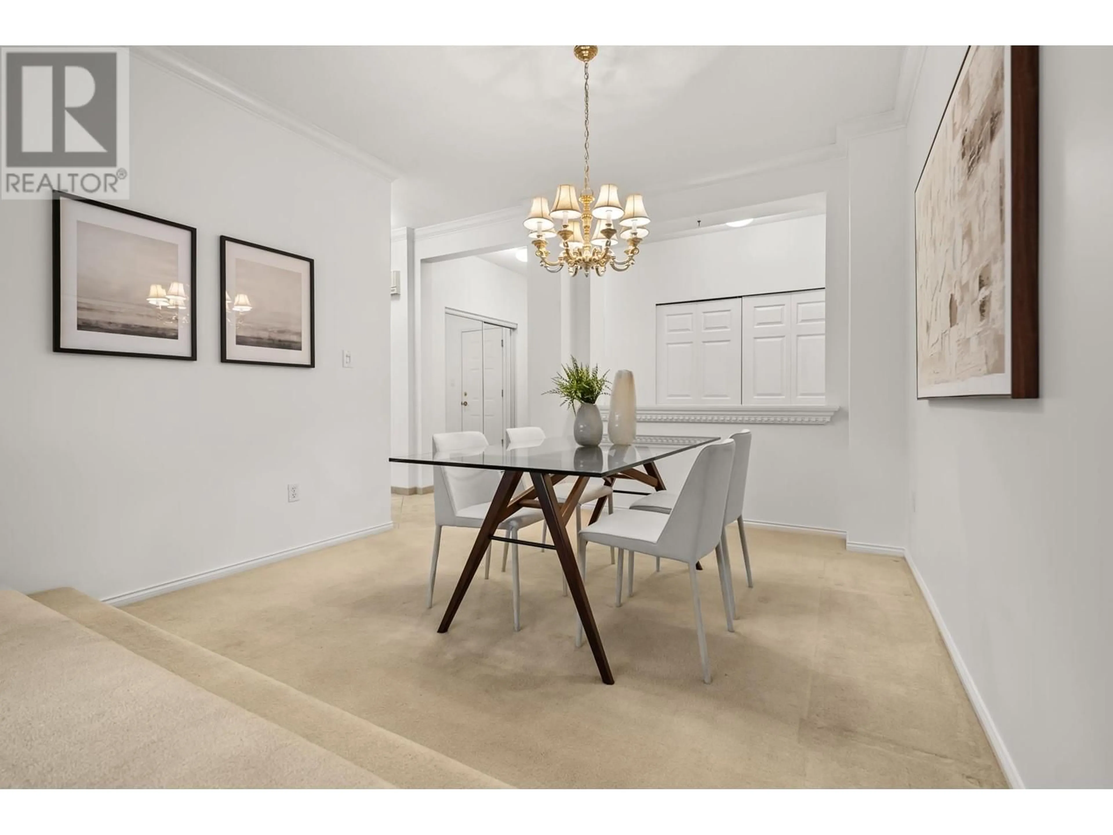 Dining room, wood floors for 116 8580 GENERAL CURRIE ROAD, Richmond British Columbia V6Y3V5