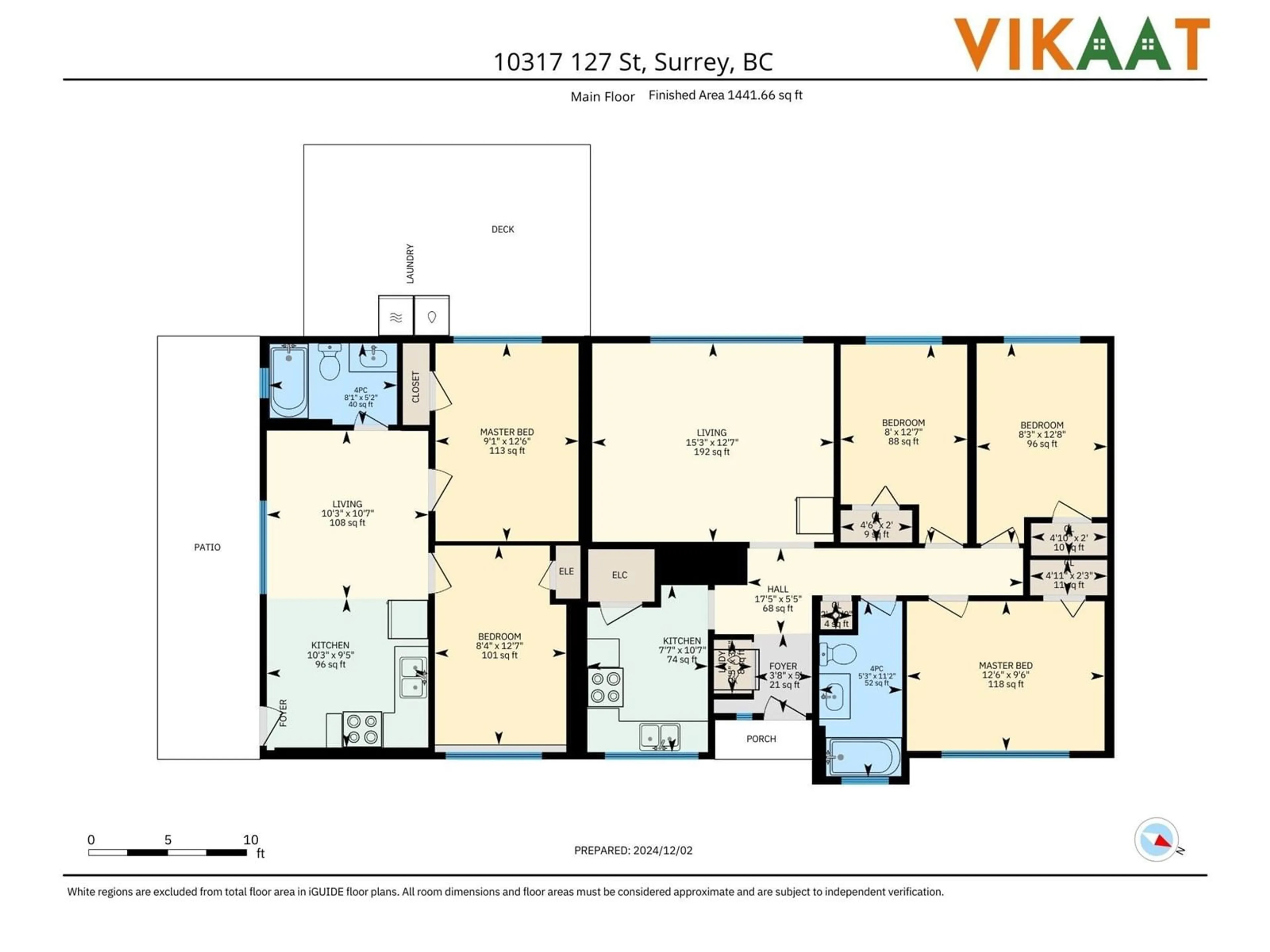 Floor plan for 10317 127 STREET, Surrey British Columbia V3V5K1