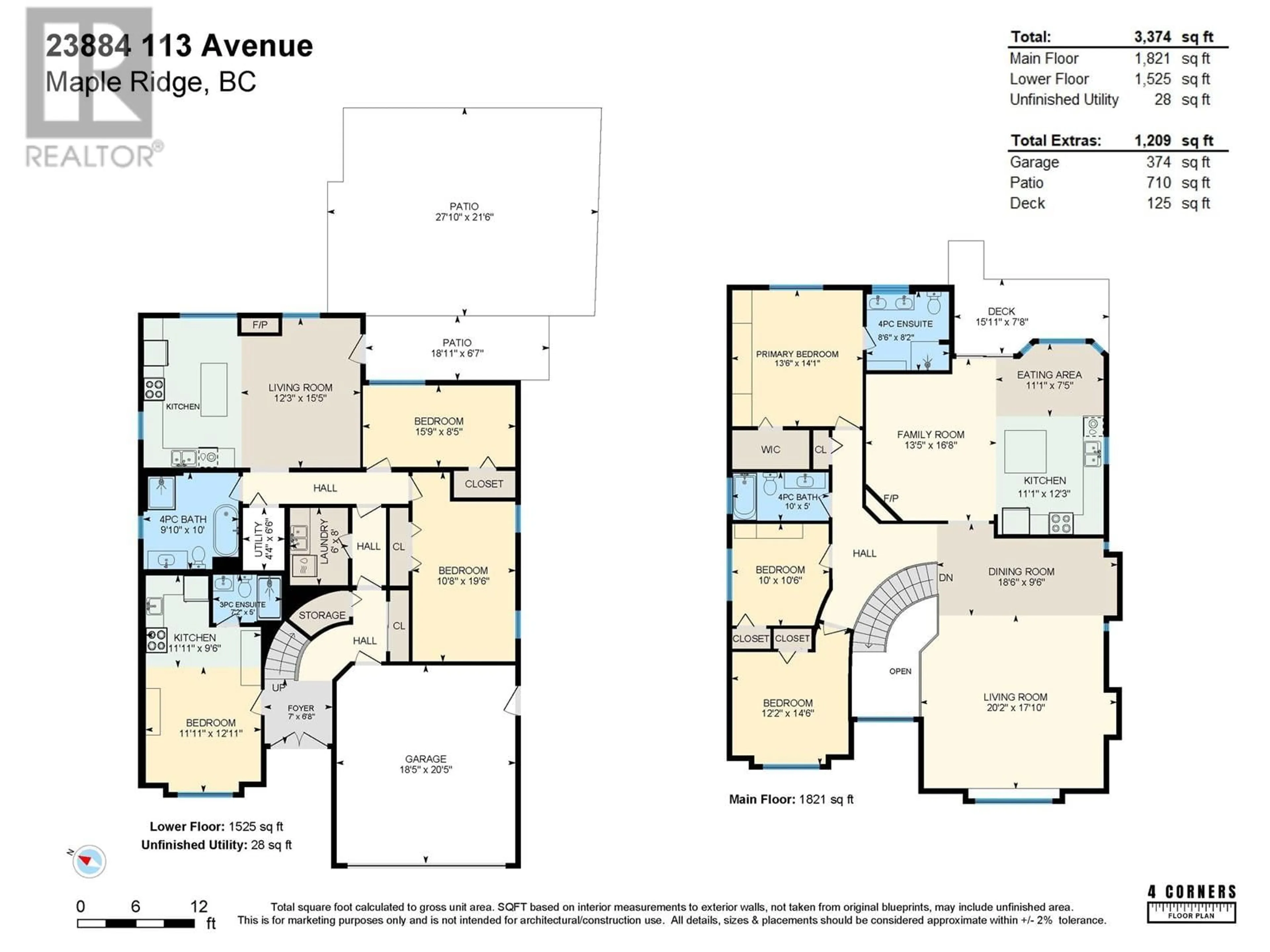 Floor plan for 23884 113 AVENUE, Maple Ridge British Columbia V2W1V4