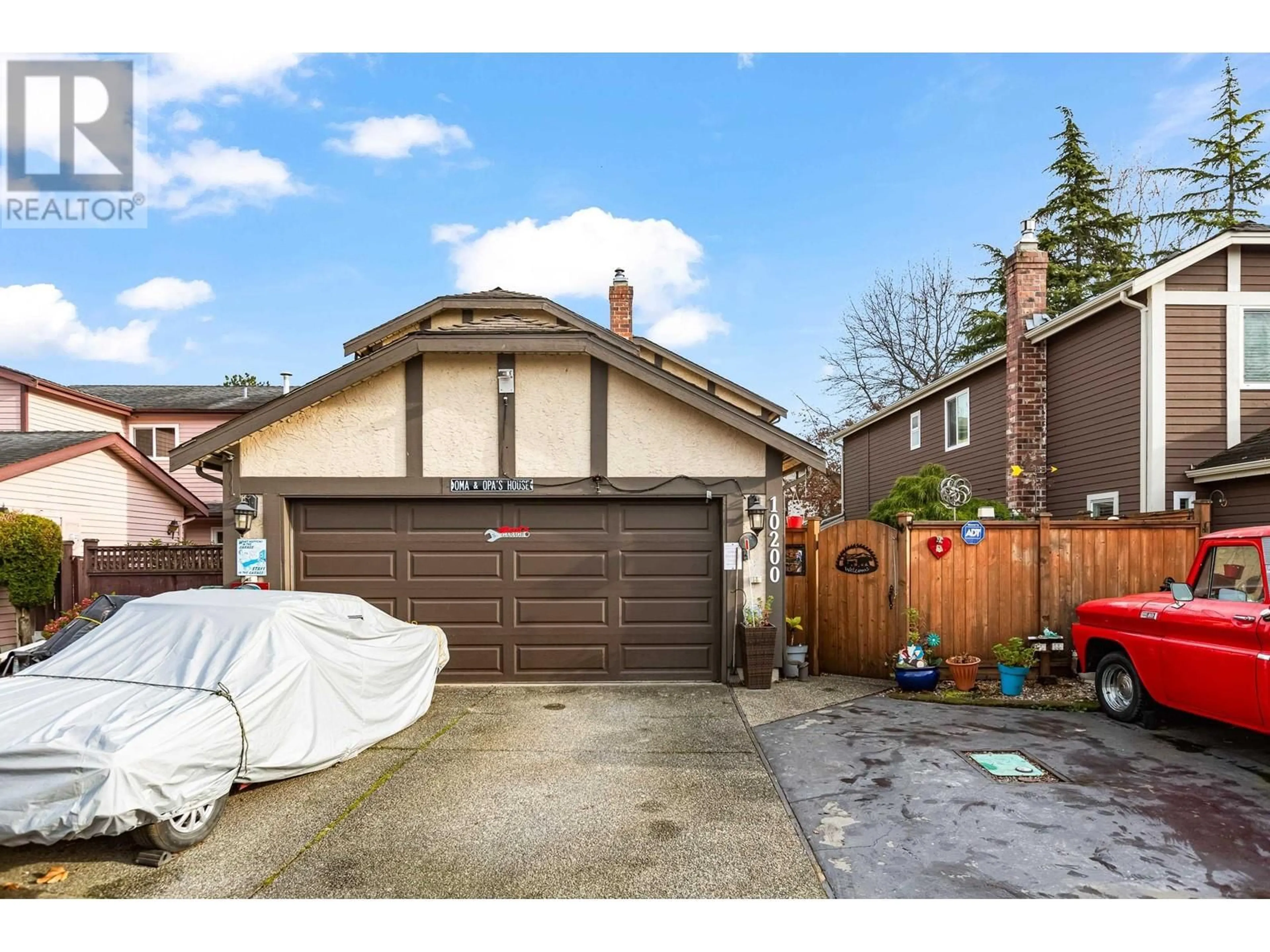 Frontside or backside of a home, the fenced backyard for 10200 PUGWASH PLACE, Richmond British Columbia V7E5P2