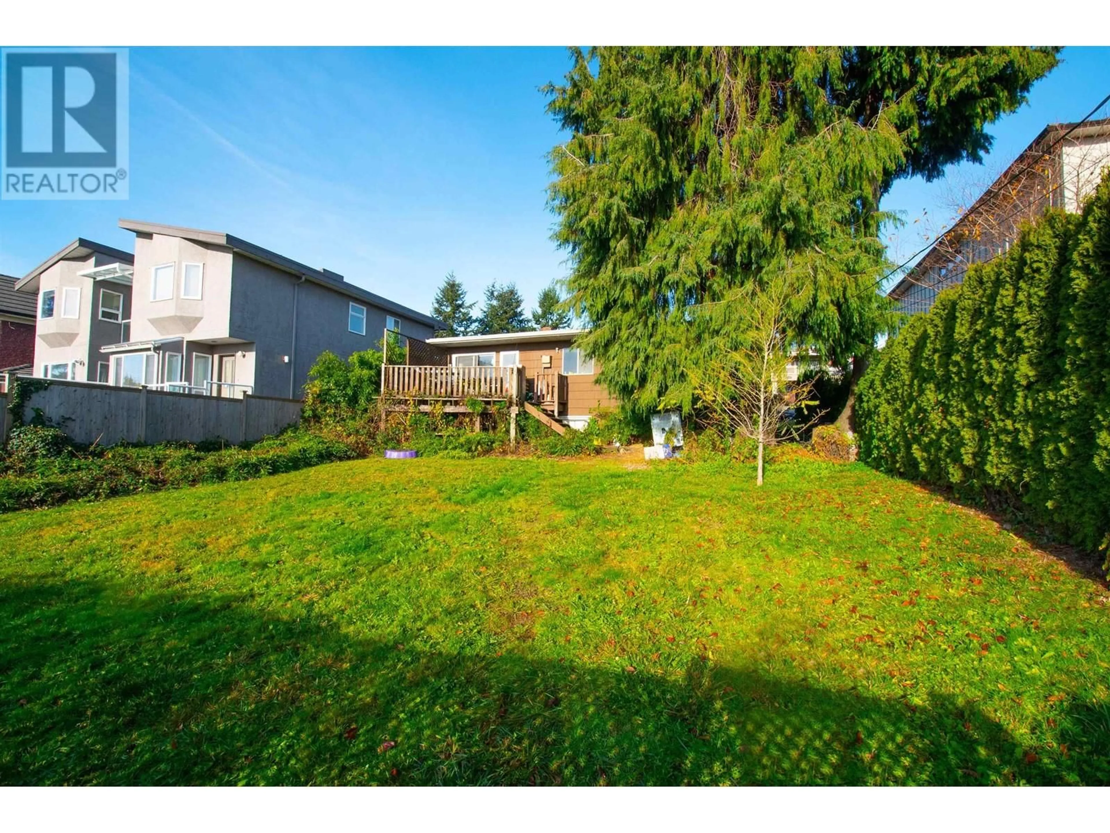 Patio, the fenced backyard for 2354 BURQUITLAM DRIVE, Vancouver British Columbia V5P2P1