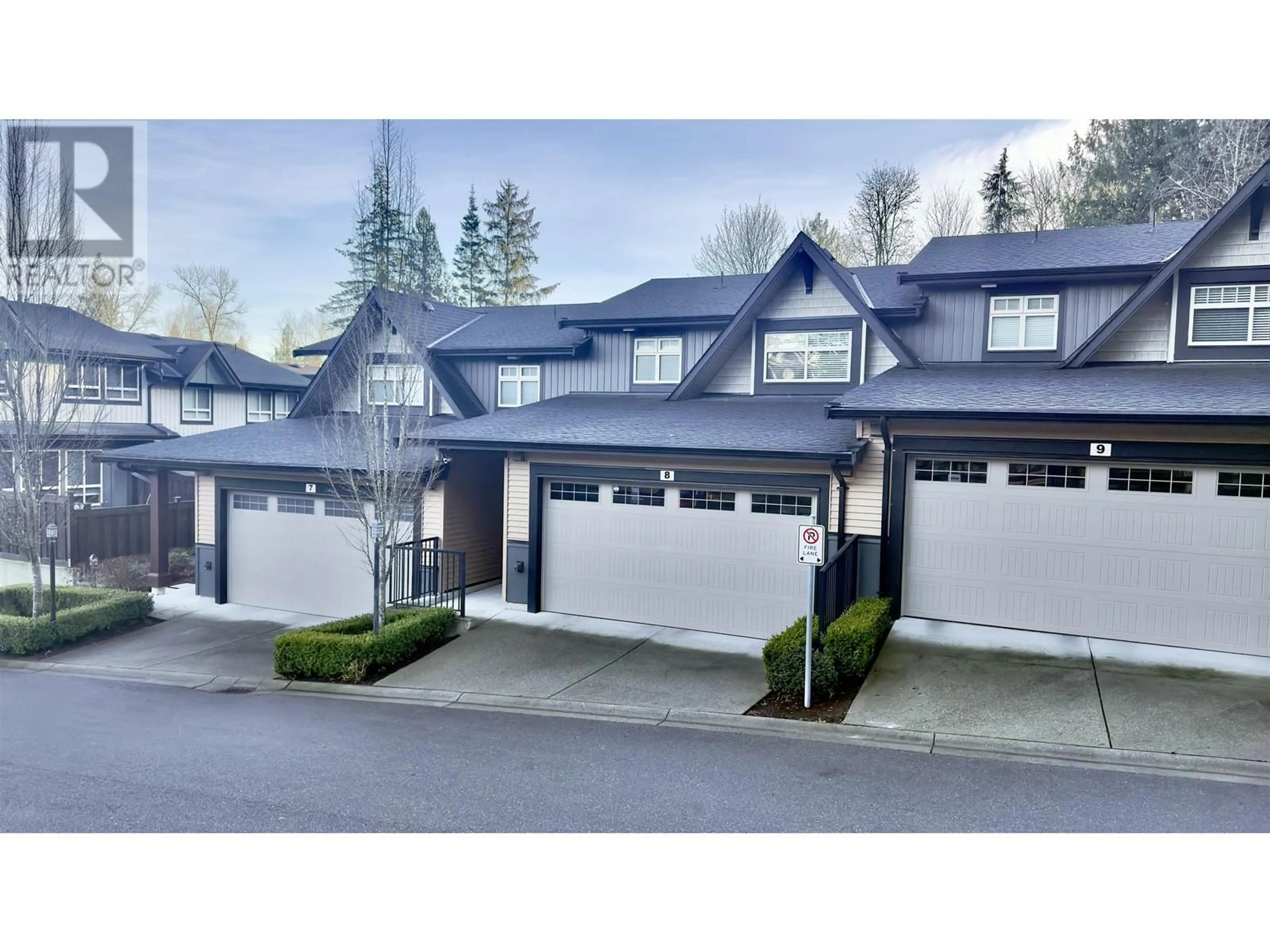 A pic from exterior of the house or condo, the street view for 8 10525 240 STREET, Maple Ridge British Columbia V2W0J3